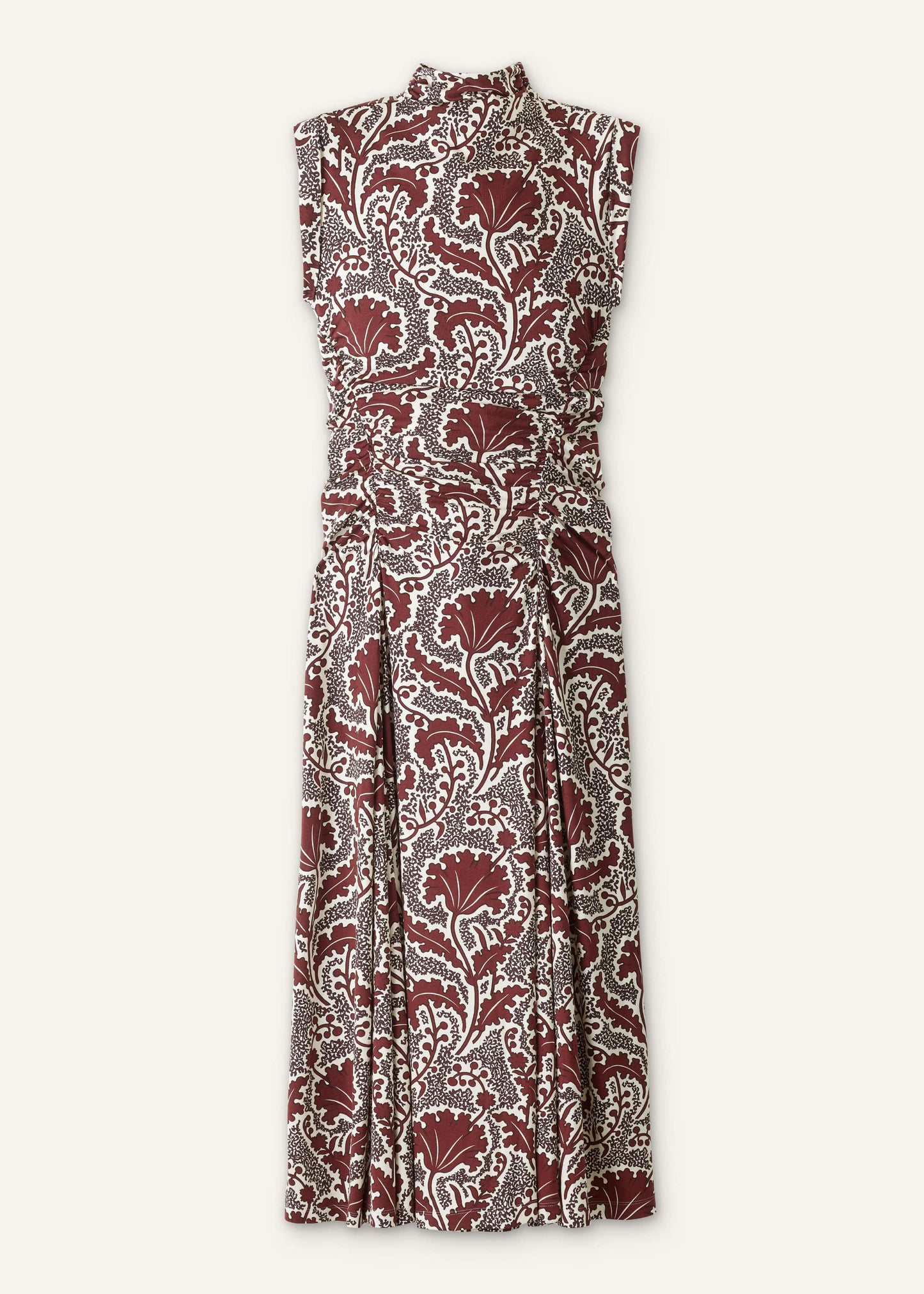 ME and EM Clothing Cinnamon Rising Wildflowers Print Fit + Flare Maxi Dress