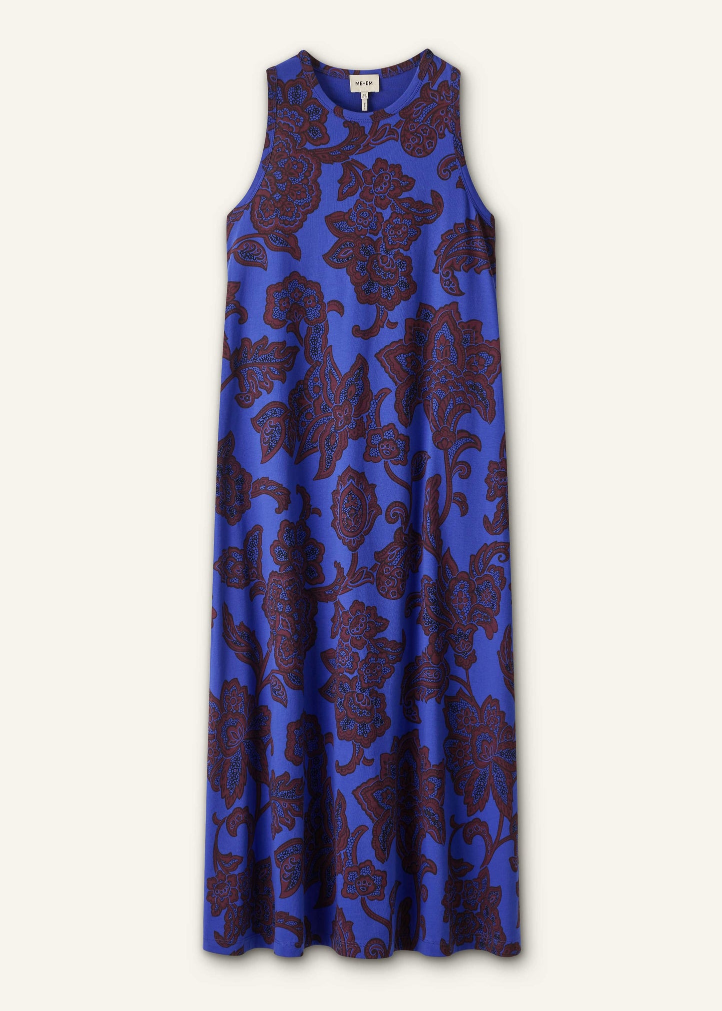 ME and EM Clothing Blue Maxi Swing Dress