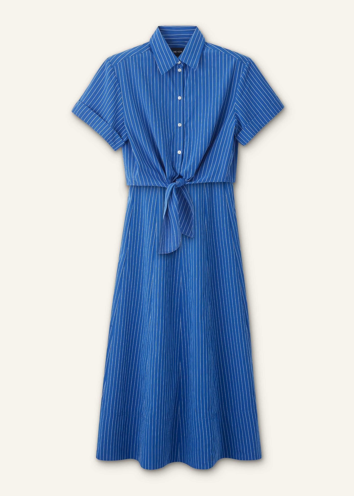 ME and EM Clothing Blue 2-In-1 Fit + Flare Maxi Dress