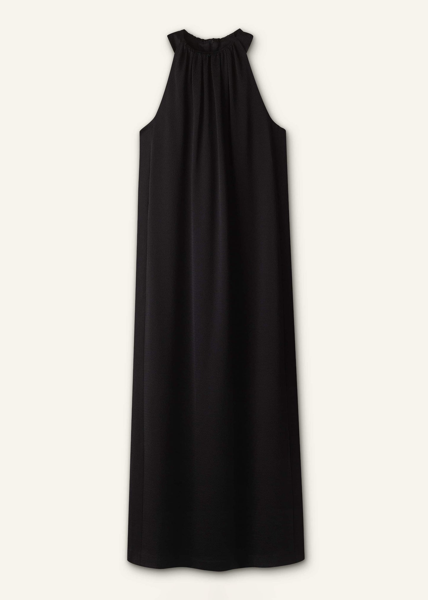 ME and EM Clothing Black Halterneck Maxi Dress