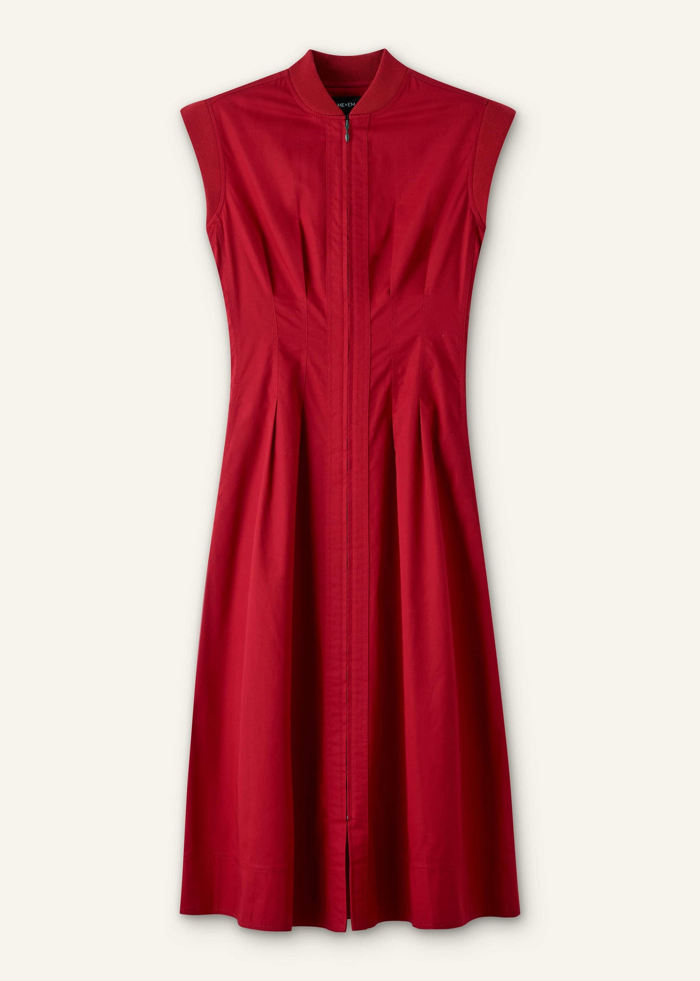 ME and EM Clothing Red Sporty Smart Midi Dress