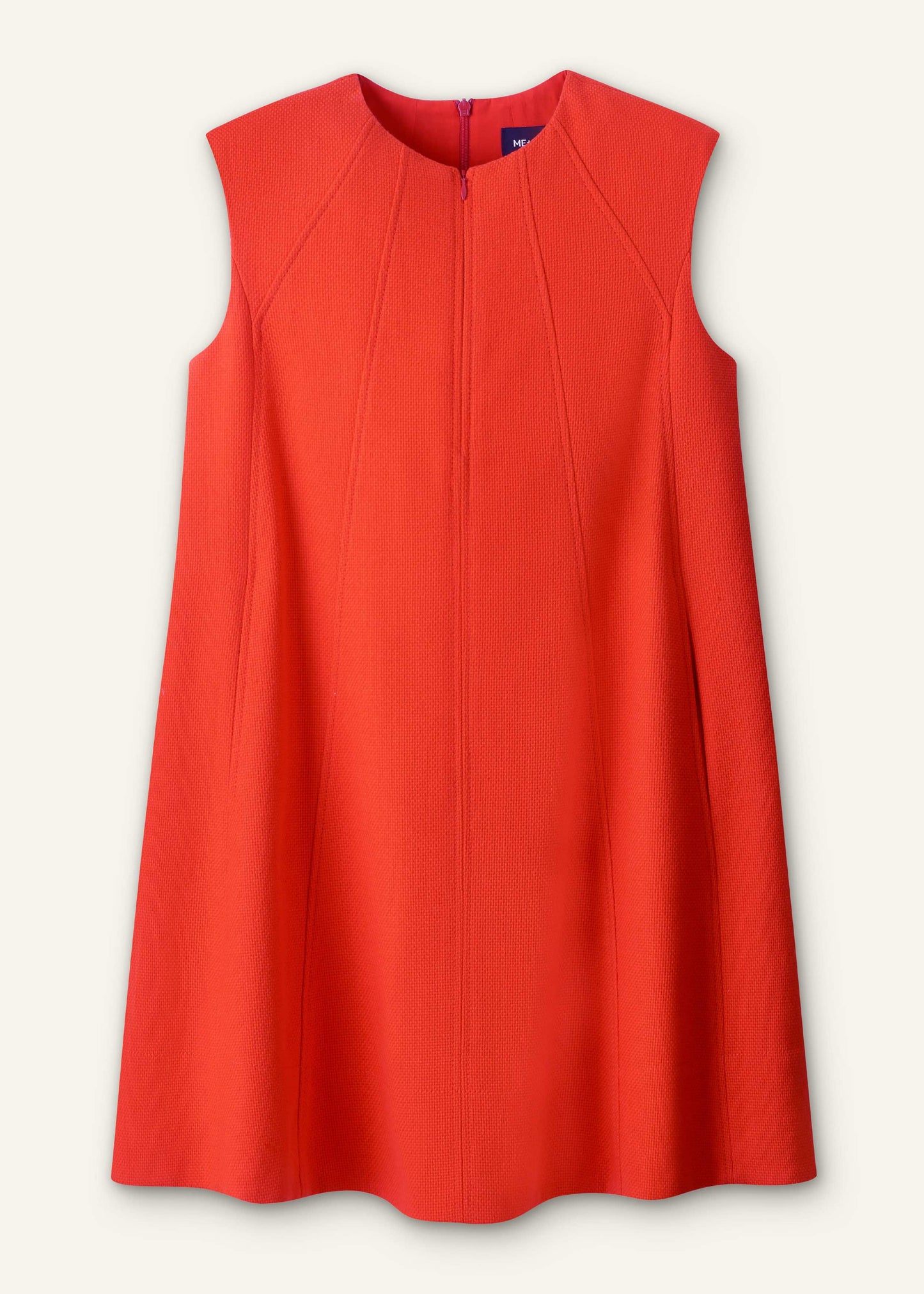 ME and EM Clothing Orange Swing Mini Dress