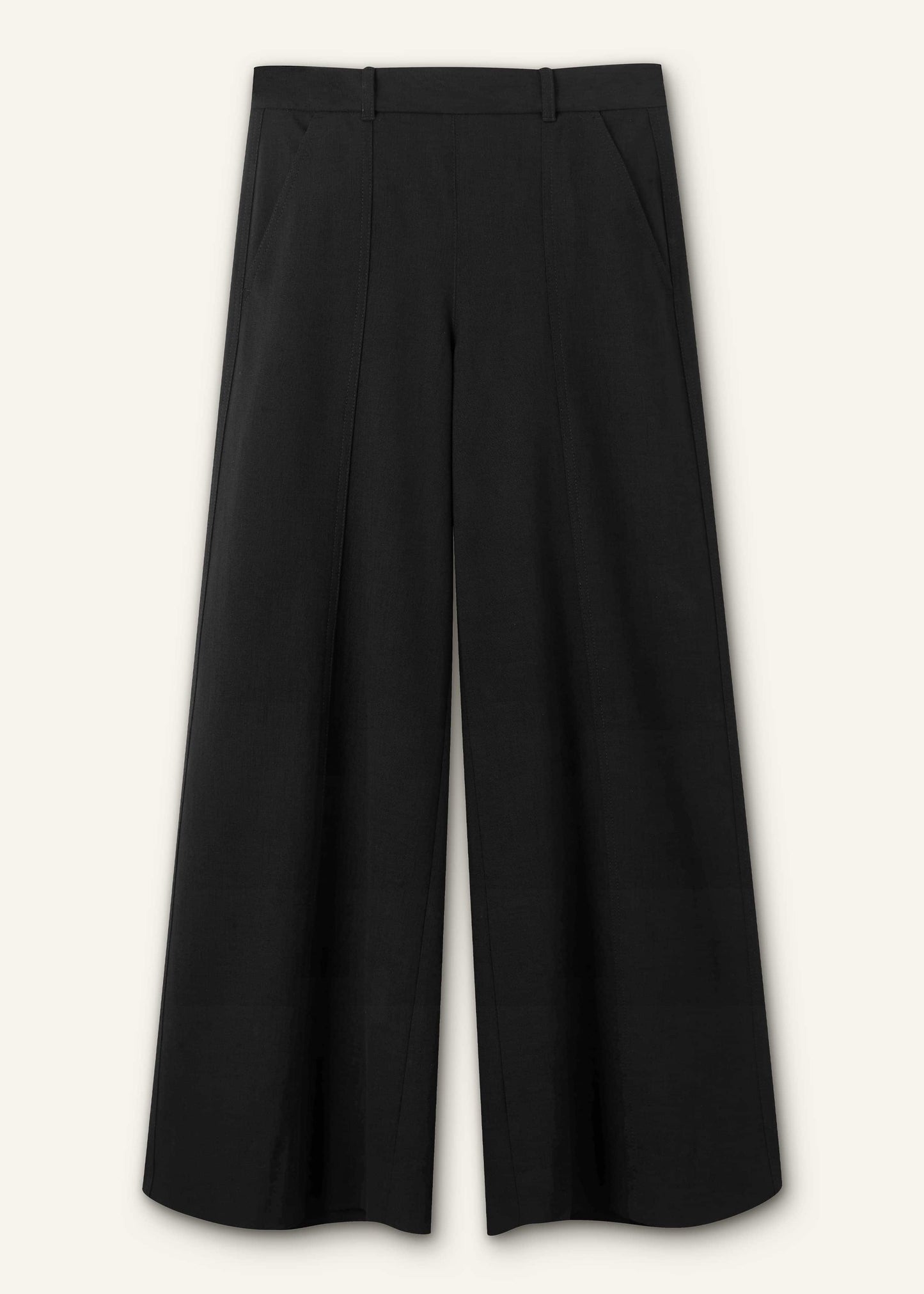 ME and EM Clothing Black Wide-Leg Pant