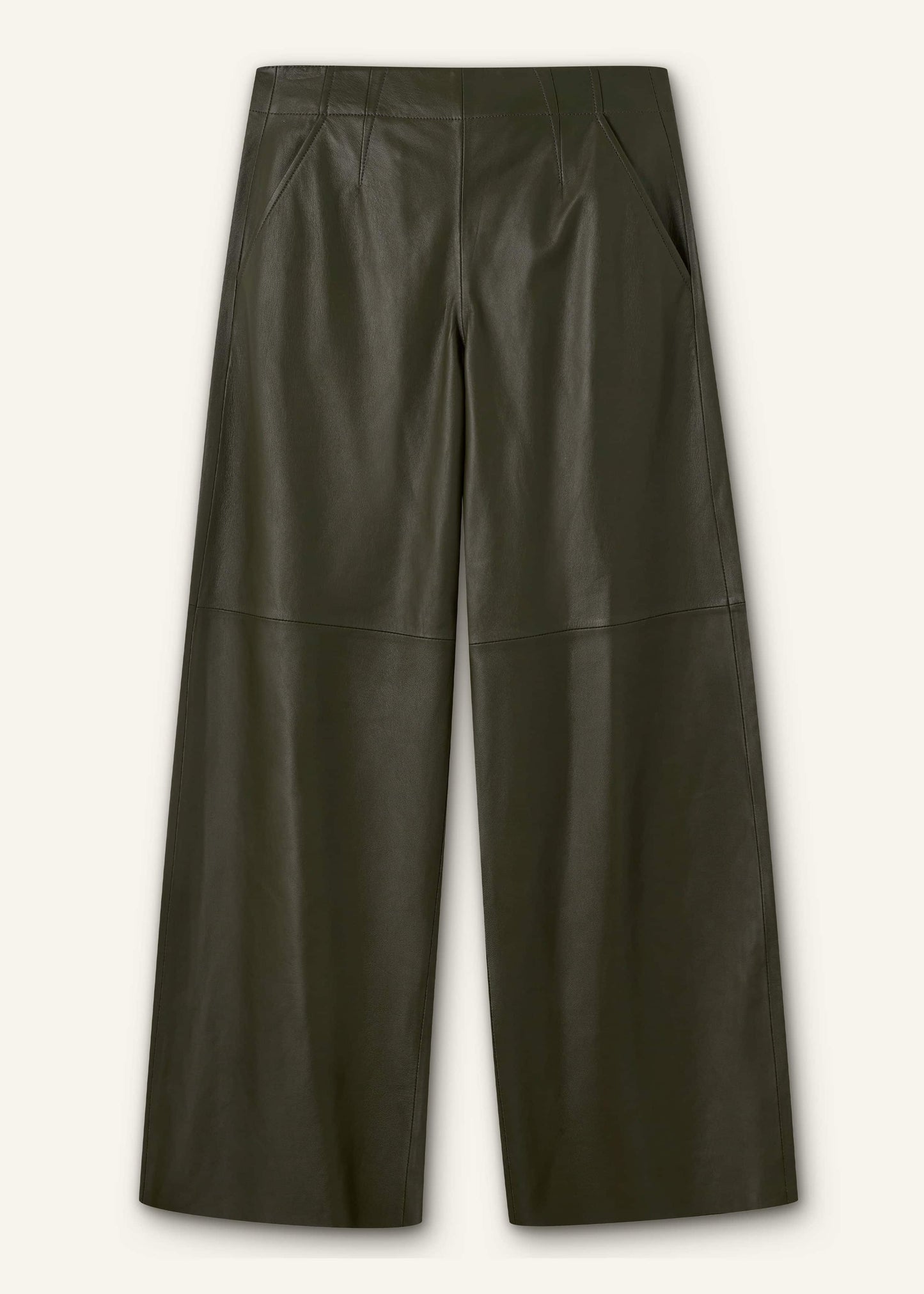 ME and EM Clothing Olive Green Wide-Leg Pant