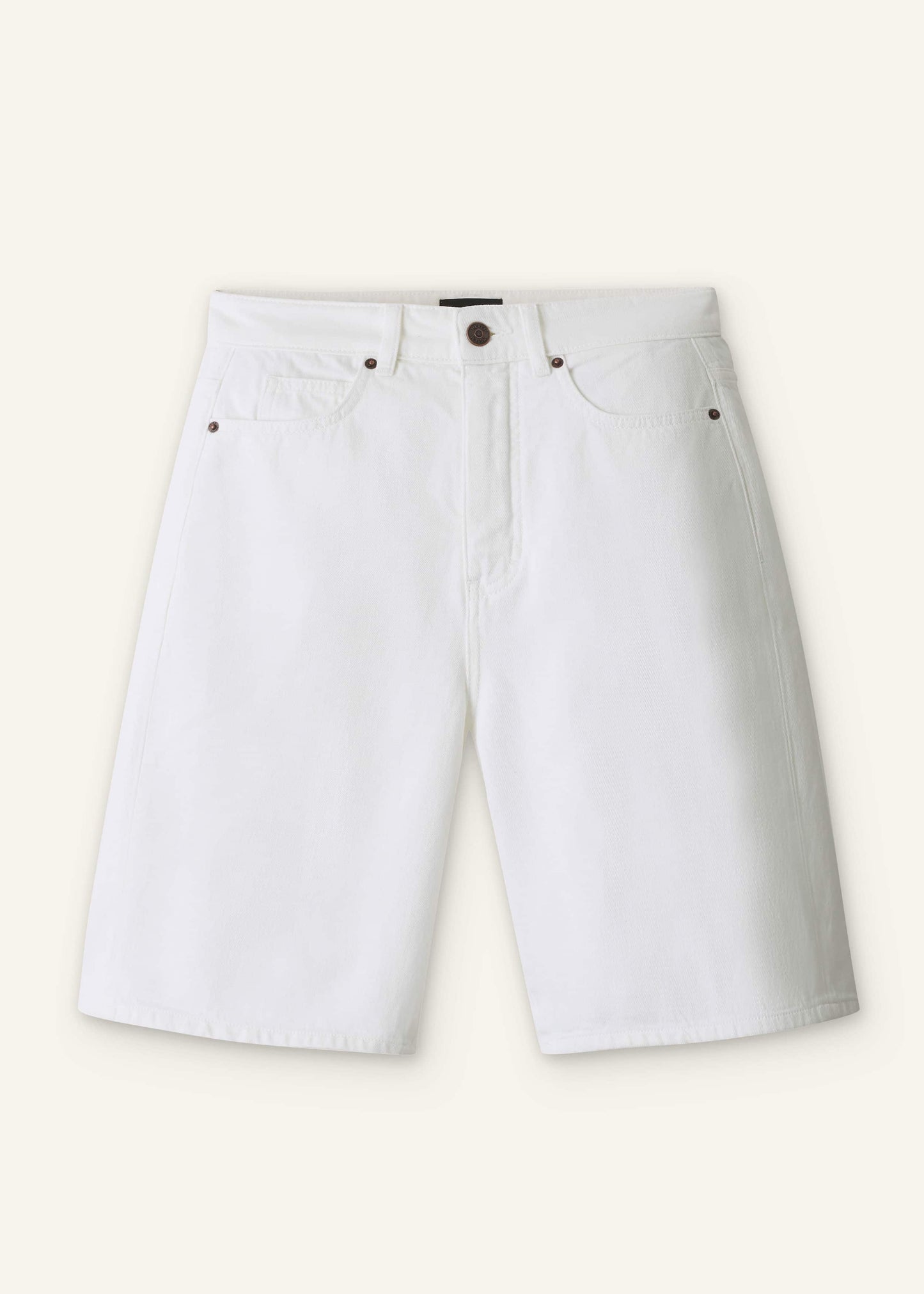 ME and EM Clothing White Bermuda Short