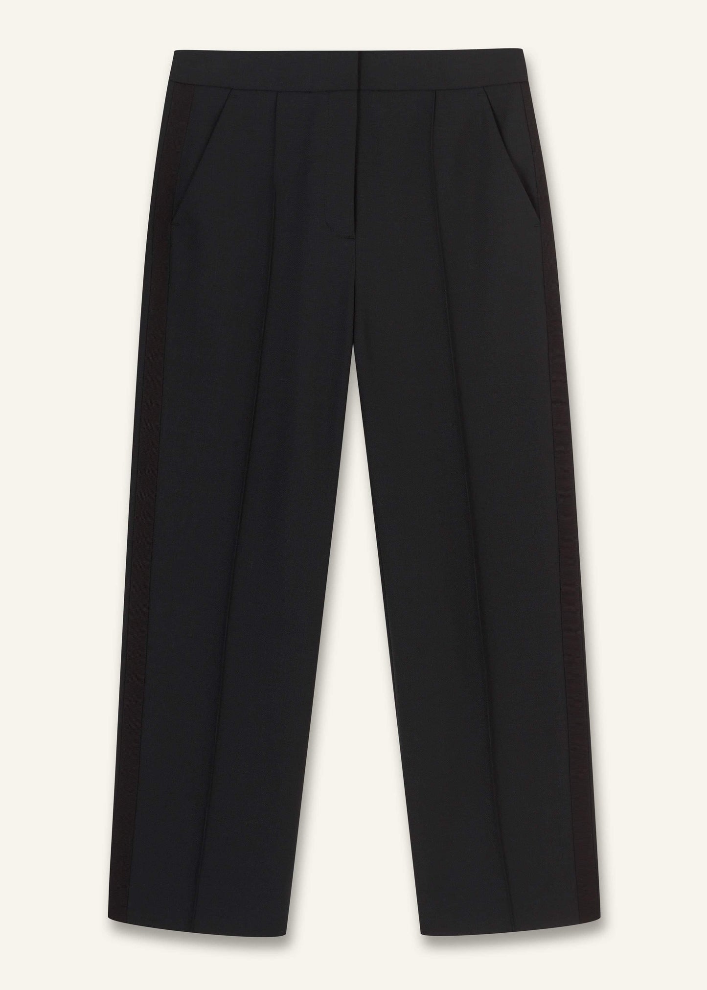 ME and EM Clothing Black Slim Crop Tux Pant | Pants