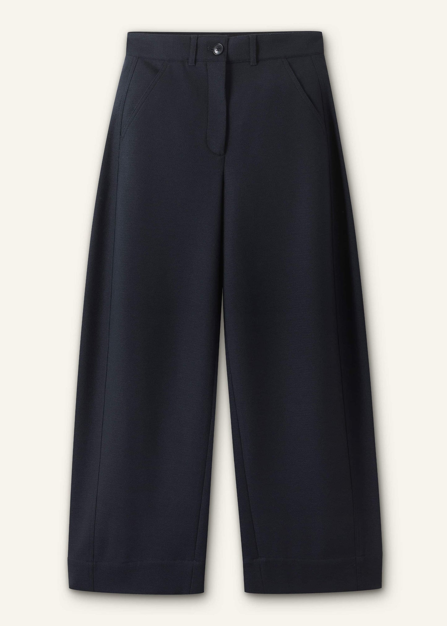 ME and EM Clothing Navy Textured Extreme Tapered Pant