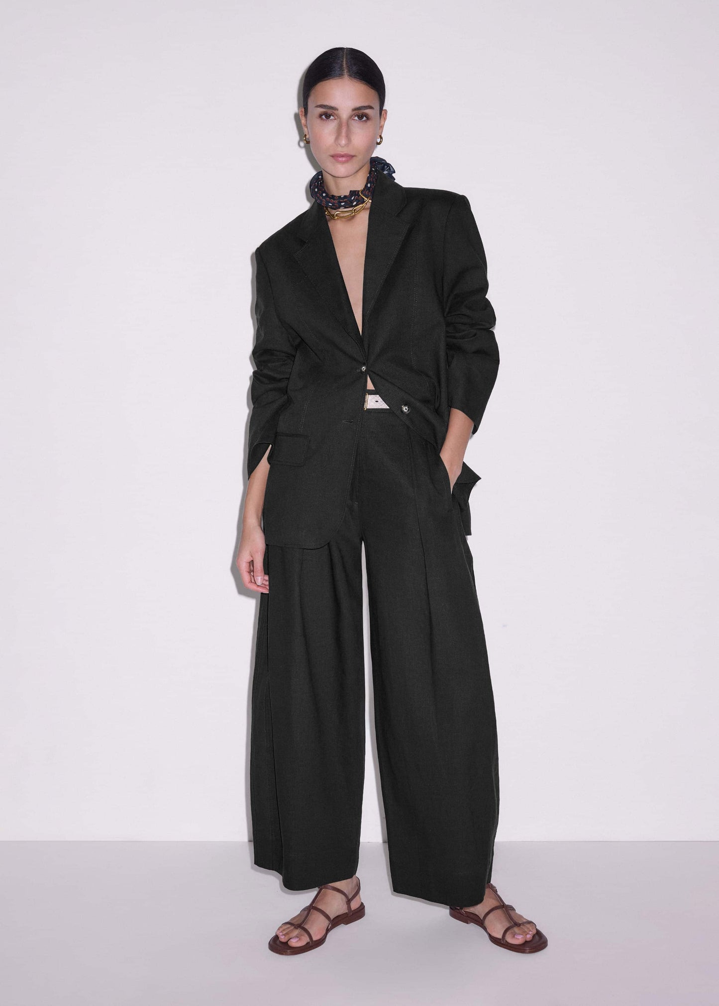 ME and EM Clothing Black Extreme Taper Pant