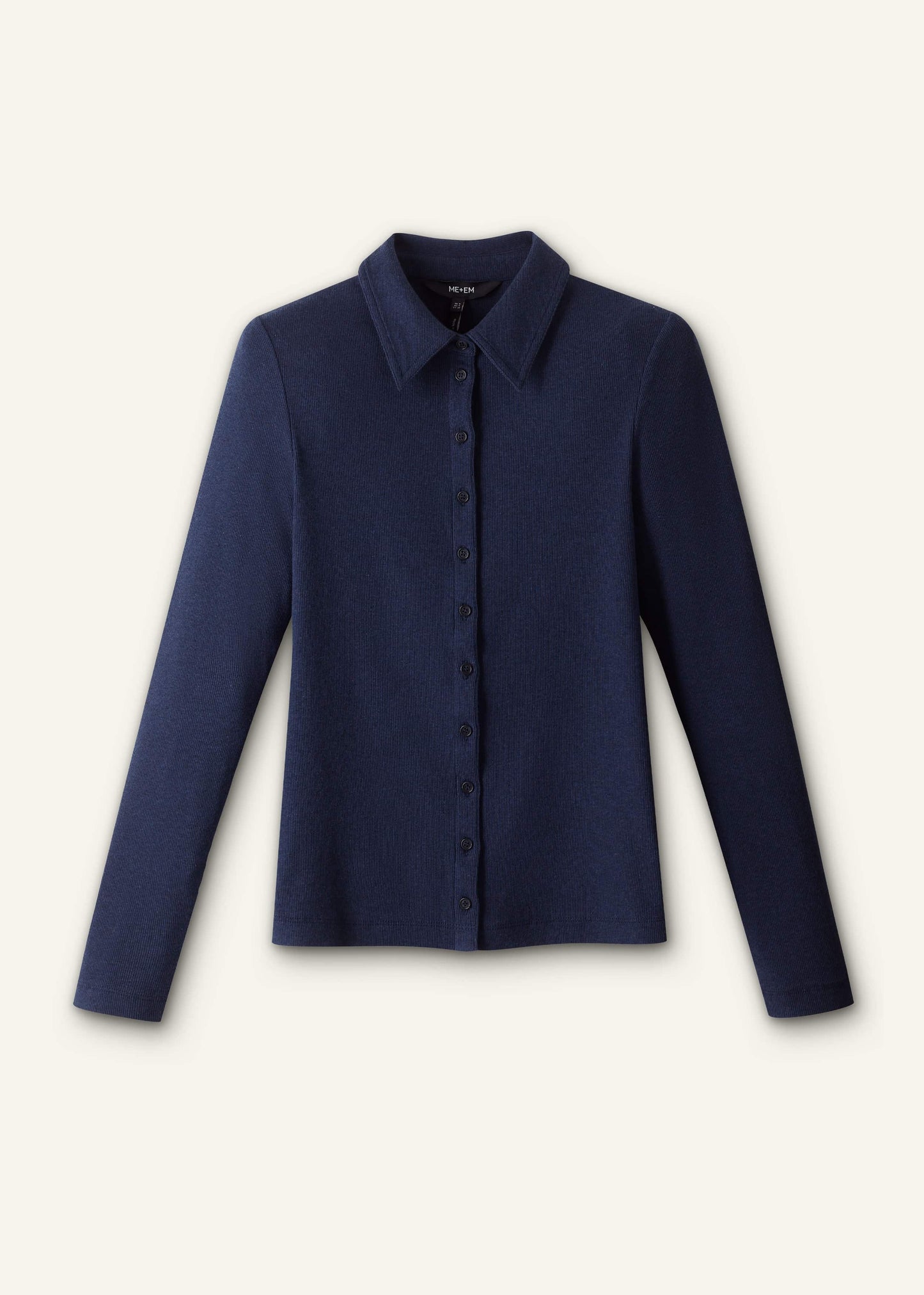 ME and EM Clothing Navy Perfect Basic Shirt