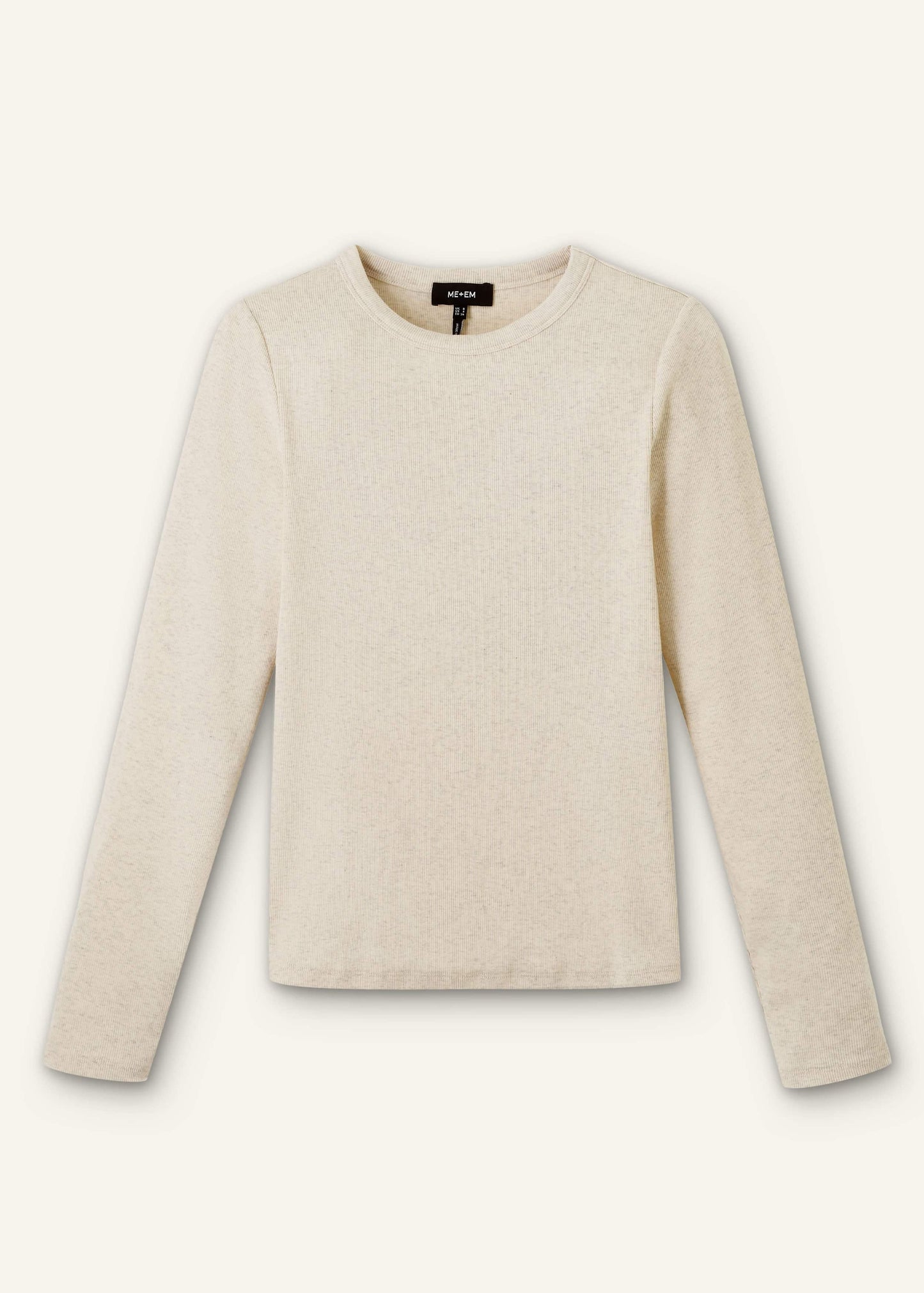 ME and EM Clothing Cream Perfect Basic Top