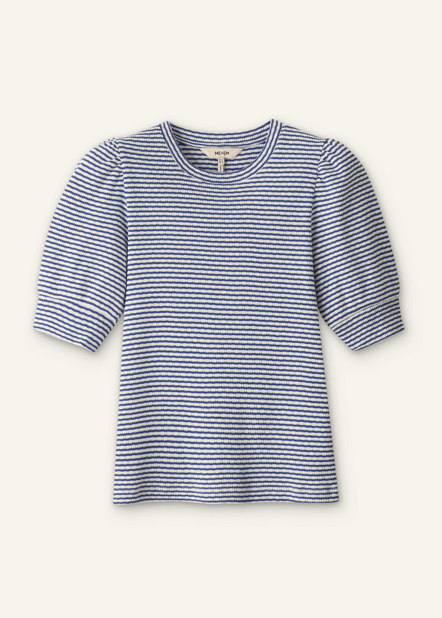 ME and EM Clothing Blue Feminine Sleeve Tee