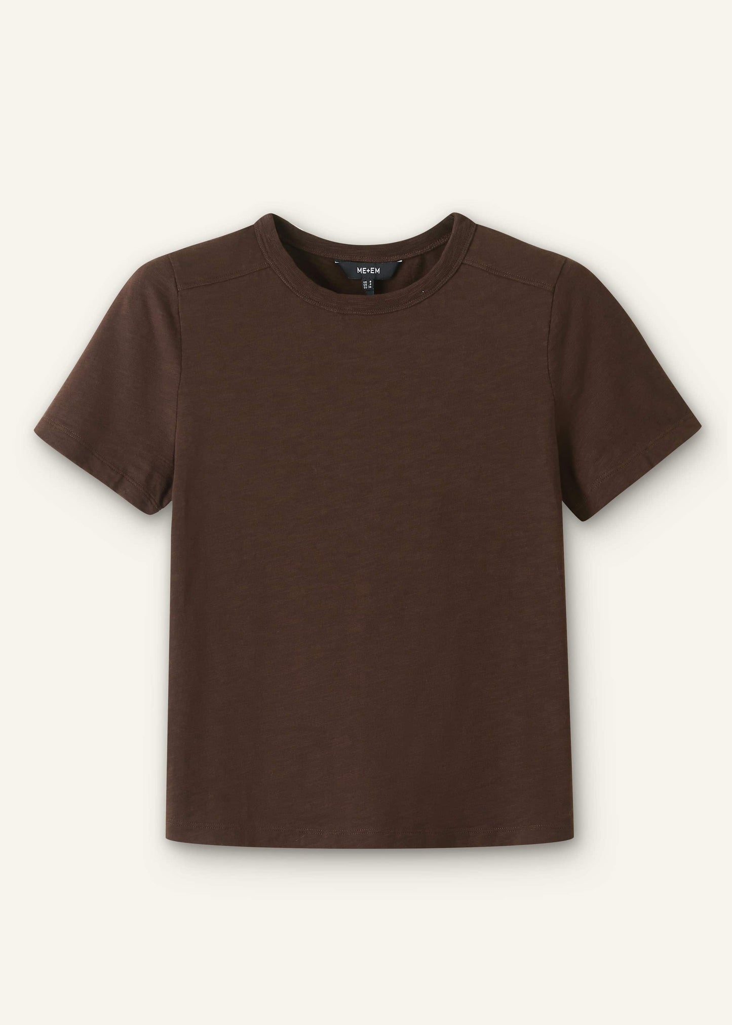 ME and EM Clothing Brown Warm Touch Tee