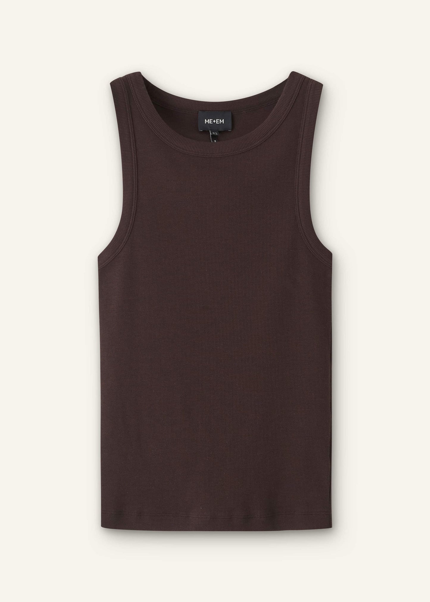 ME and EM Clothing Brown Perfect Basic Vest