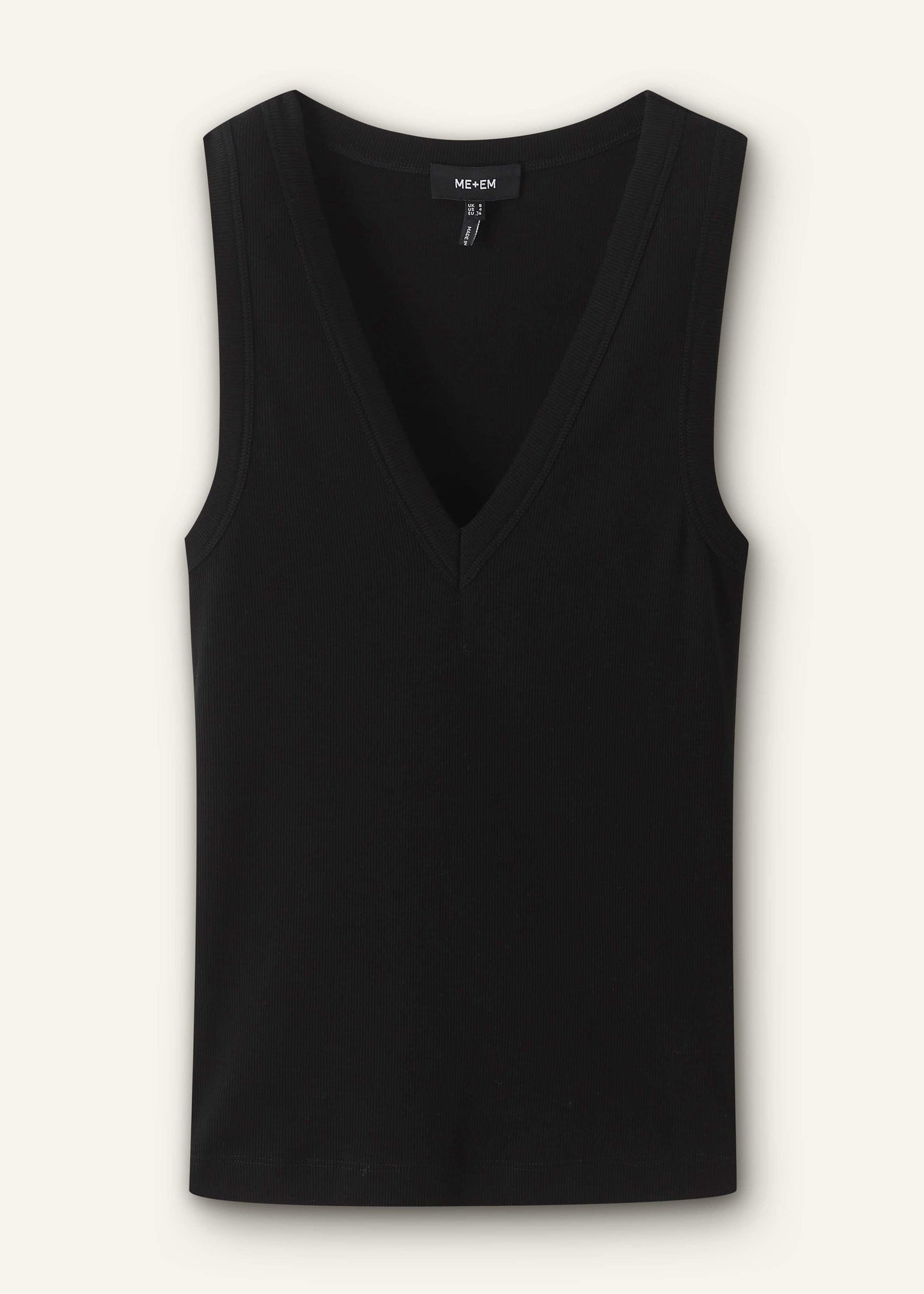 ME and EM Clothing Black Ultimate V-Neck Vest