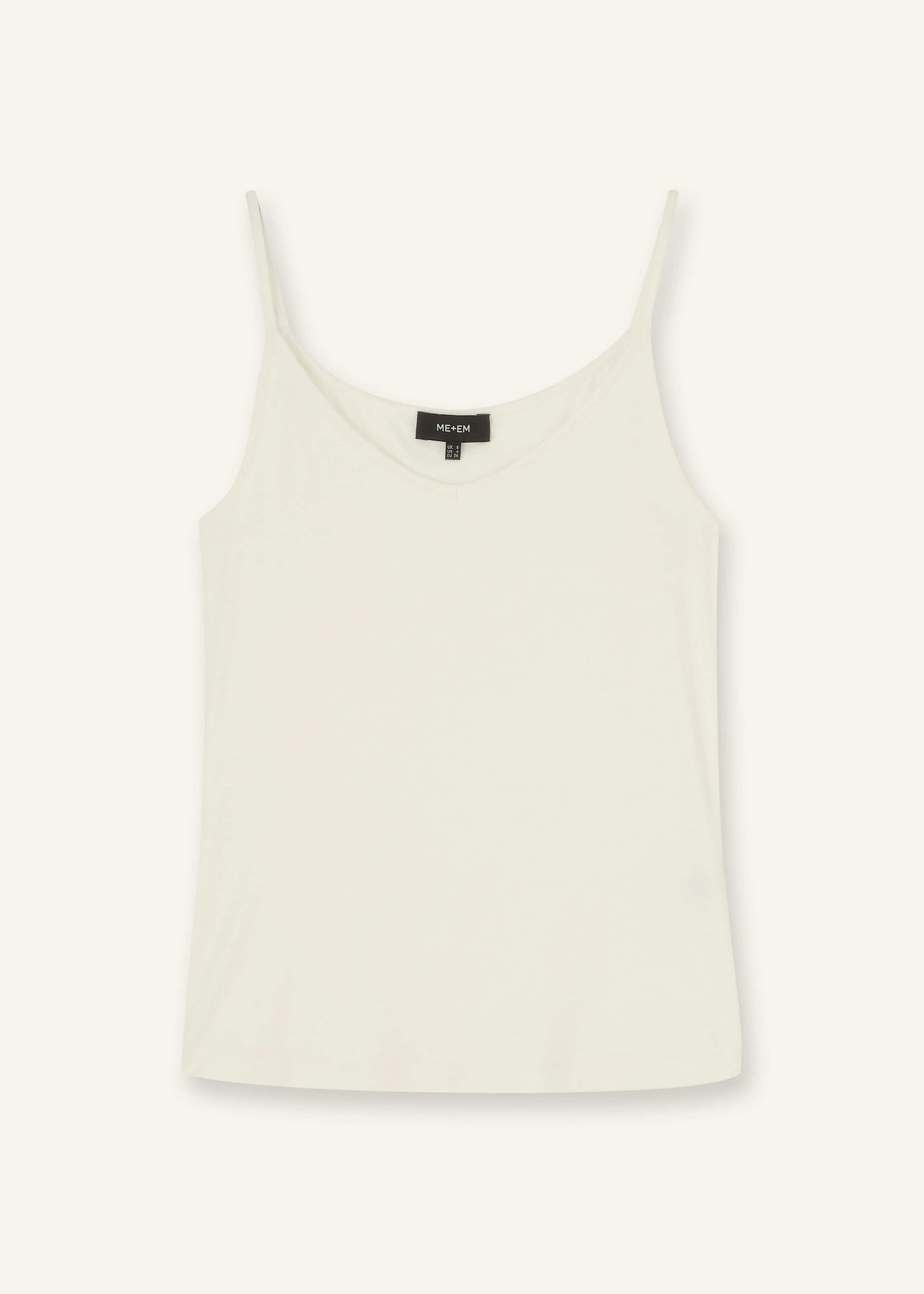 ME and EM Clothing White Fashion First Aid Cami