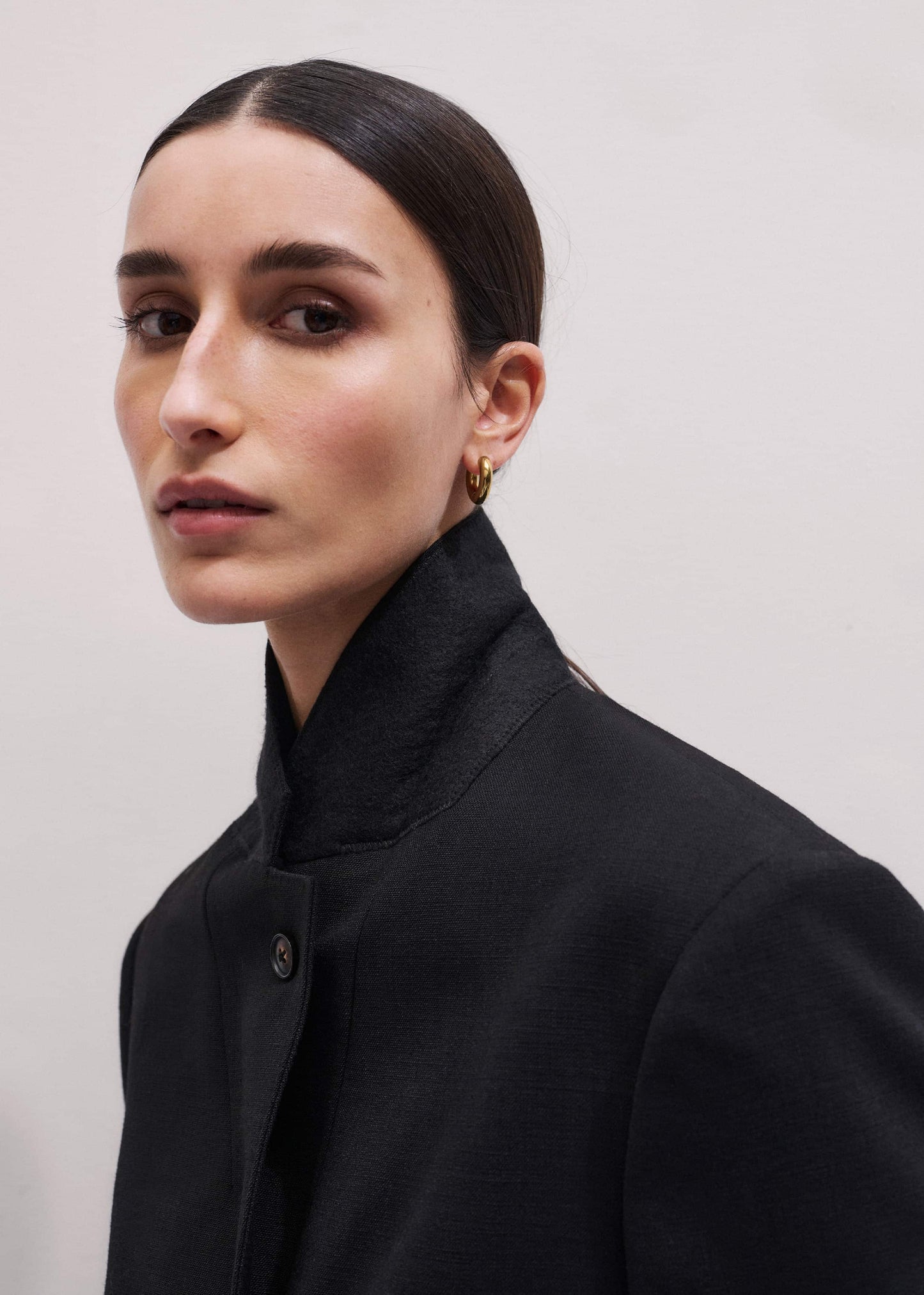 ME and EM Clothing Black Icon Intelligently Oversized Short Blazer