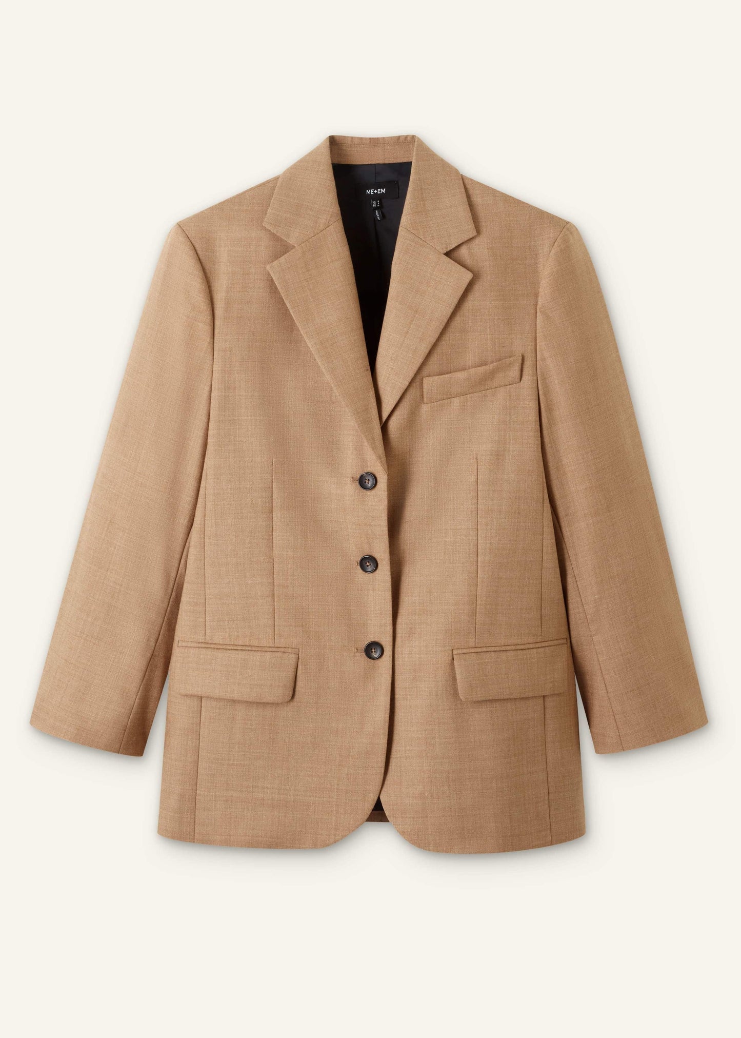 ME and EM Clothing Brown Icon Oversized Blazer