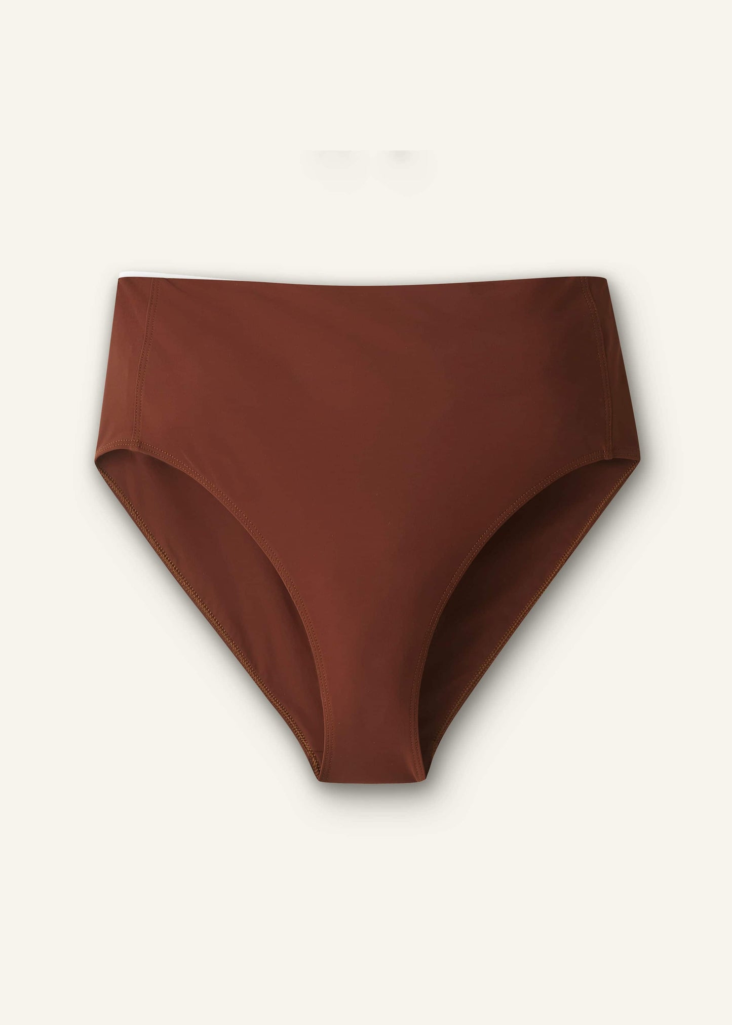 ME and EM Clothing Cinnamon Brown High-Rise Bikini Bottom