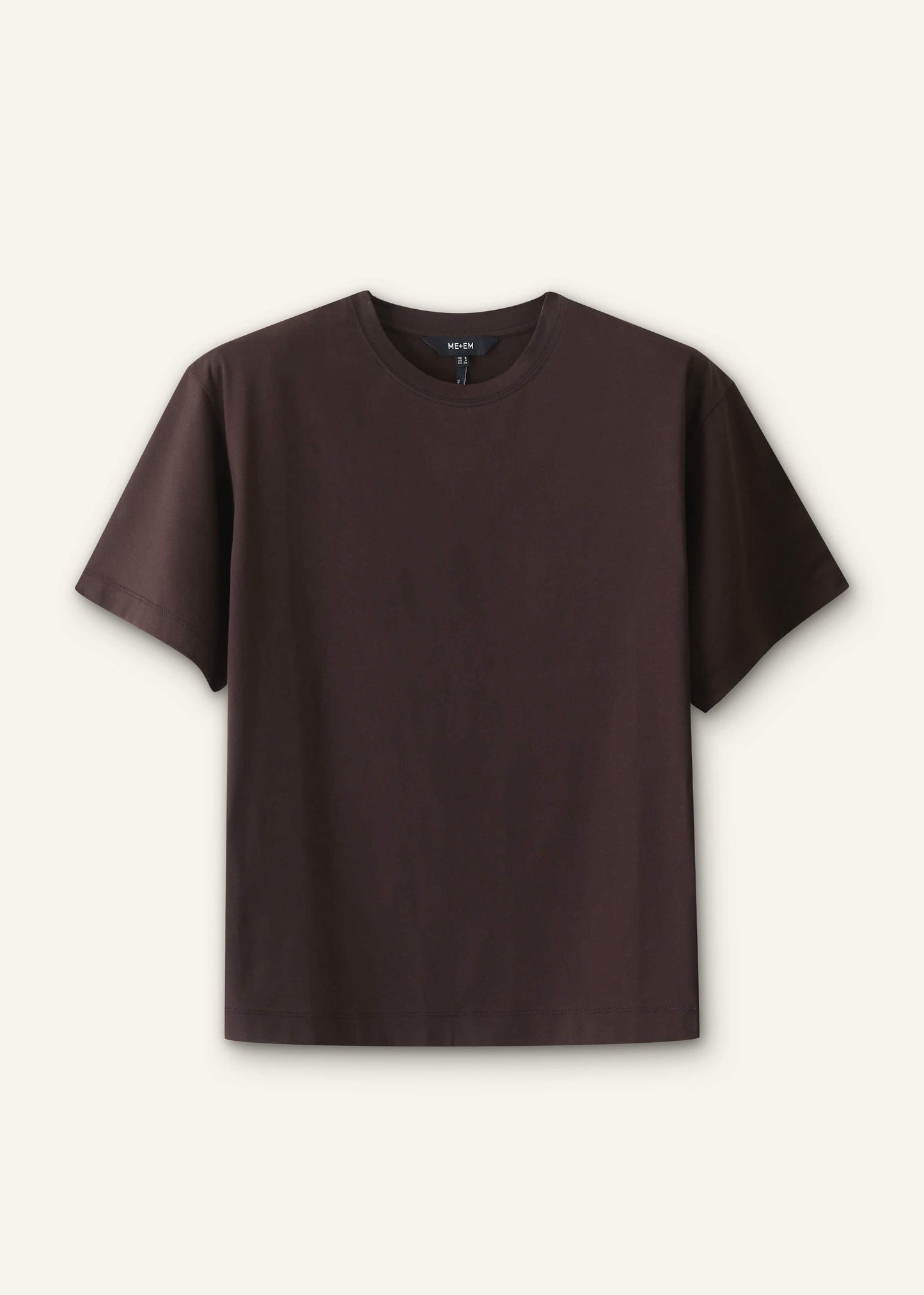 ME and EM Clothing Brown Oversized Tee