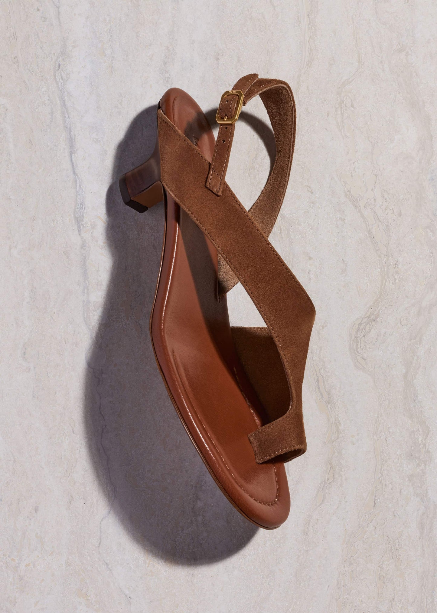 ME and EM Accessories Brown Asymmetric Heel