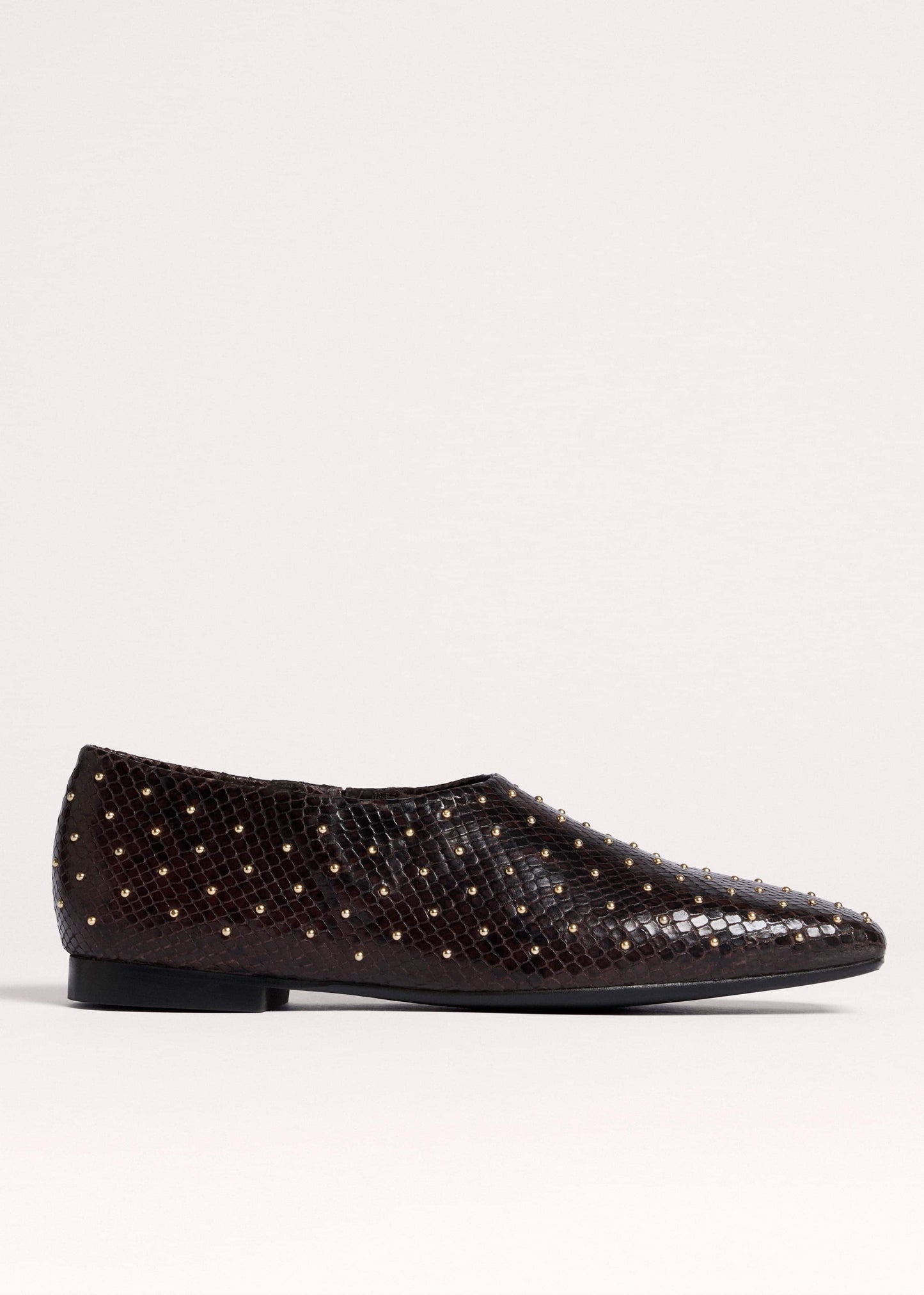ME and EM Accessories Brown Square Toe Slipper