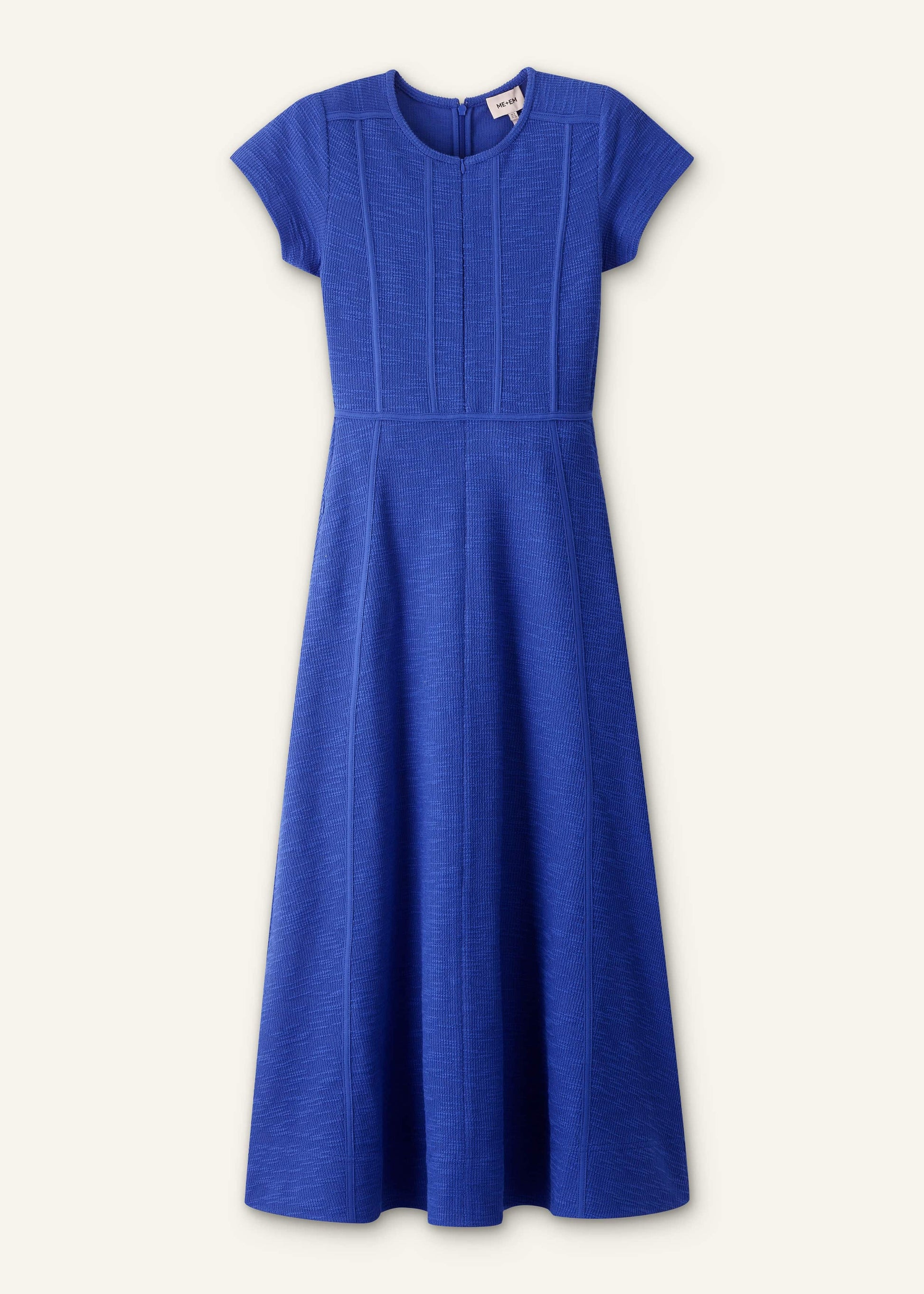 ME and EM Clothing Blue Fit + Flare Maxi Dress