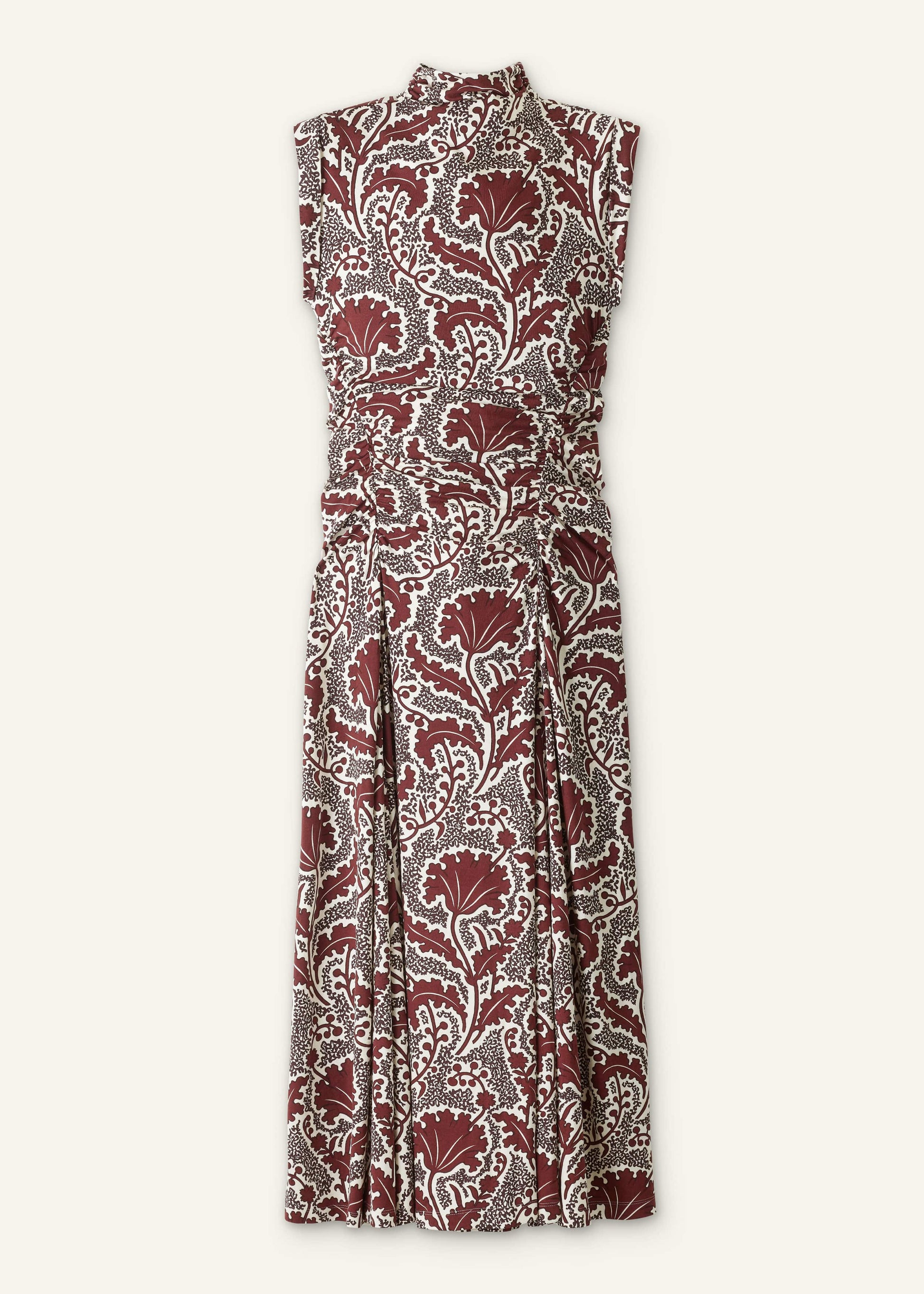 ME and EM Clothing Cinnamon Rising Wildflowers Print Fit + Flare Maxi Dress