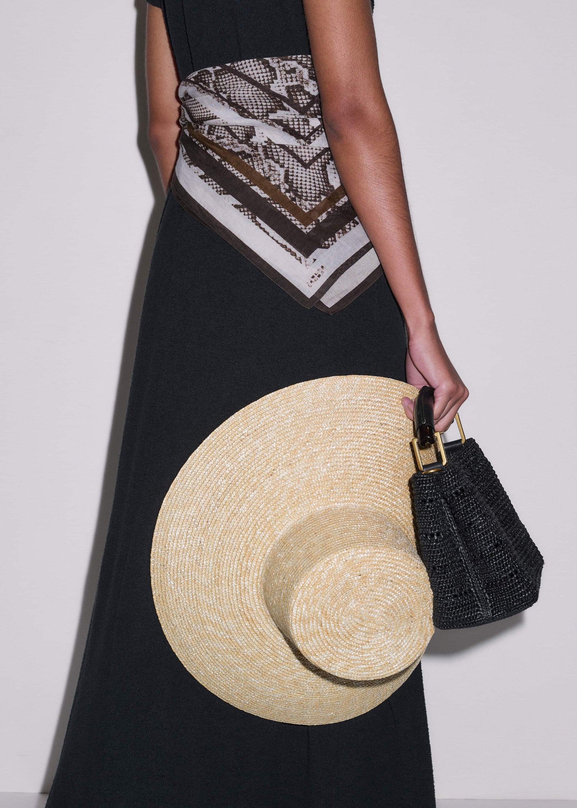 ME and EM Clothing Black A-Line Maxi Tee Dress