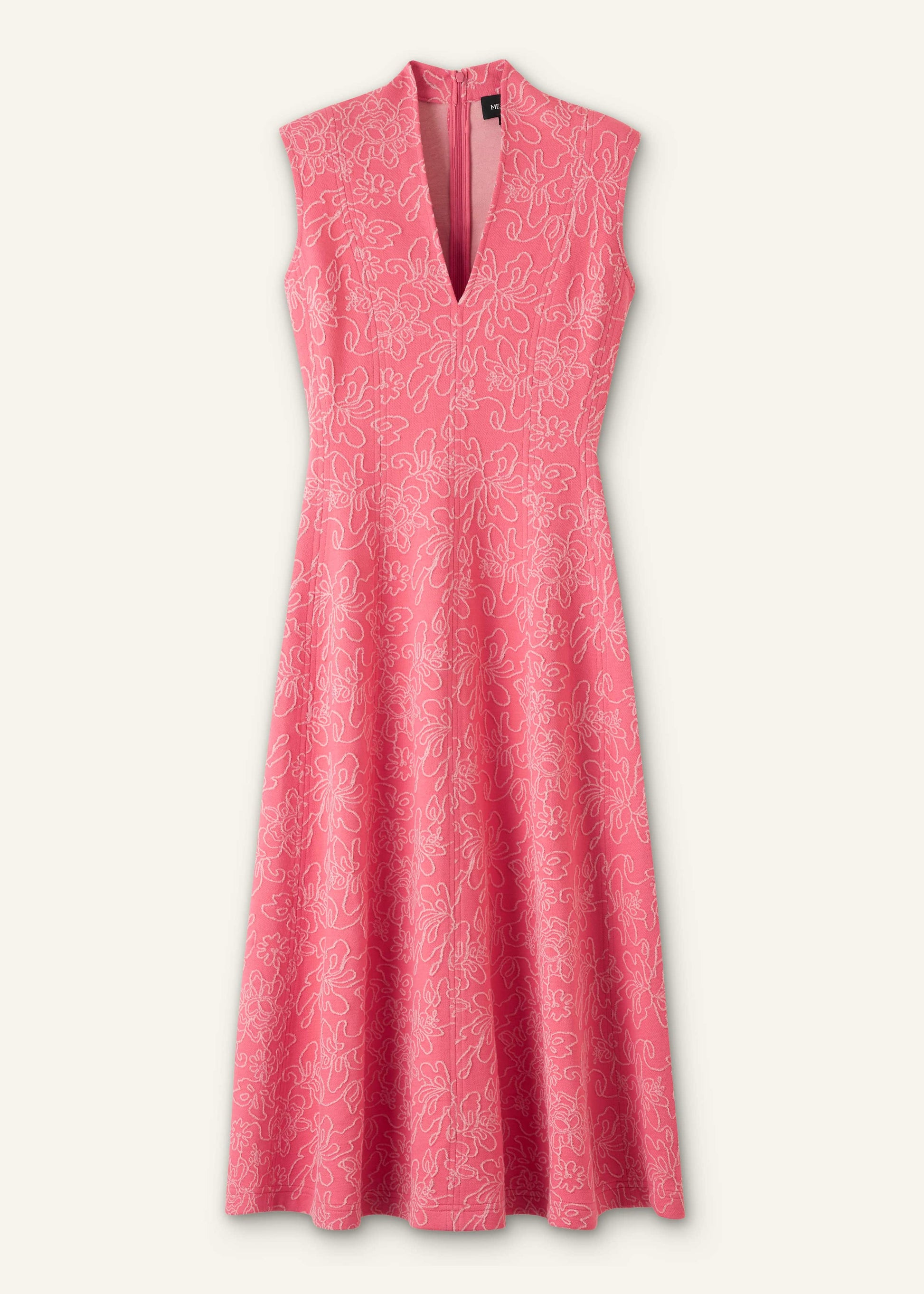 ME and EM Clothing Pink Panelled Fit + Flare Maxi Dress | ME+ME