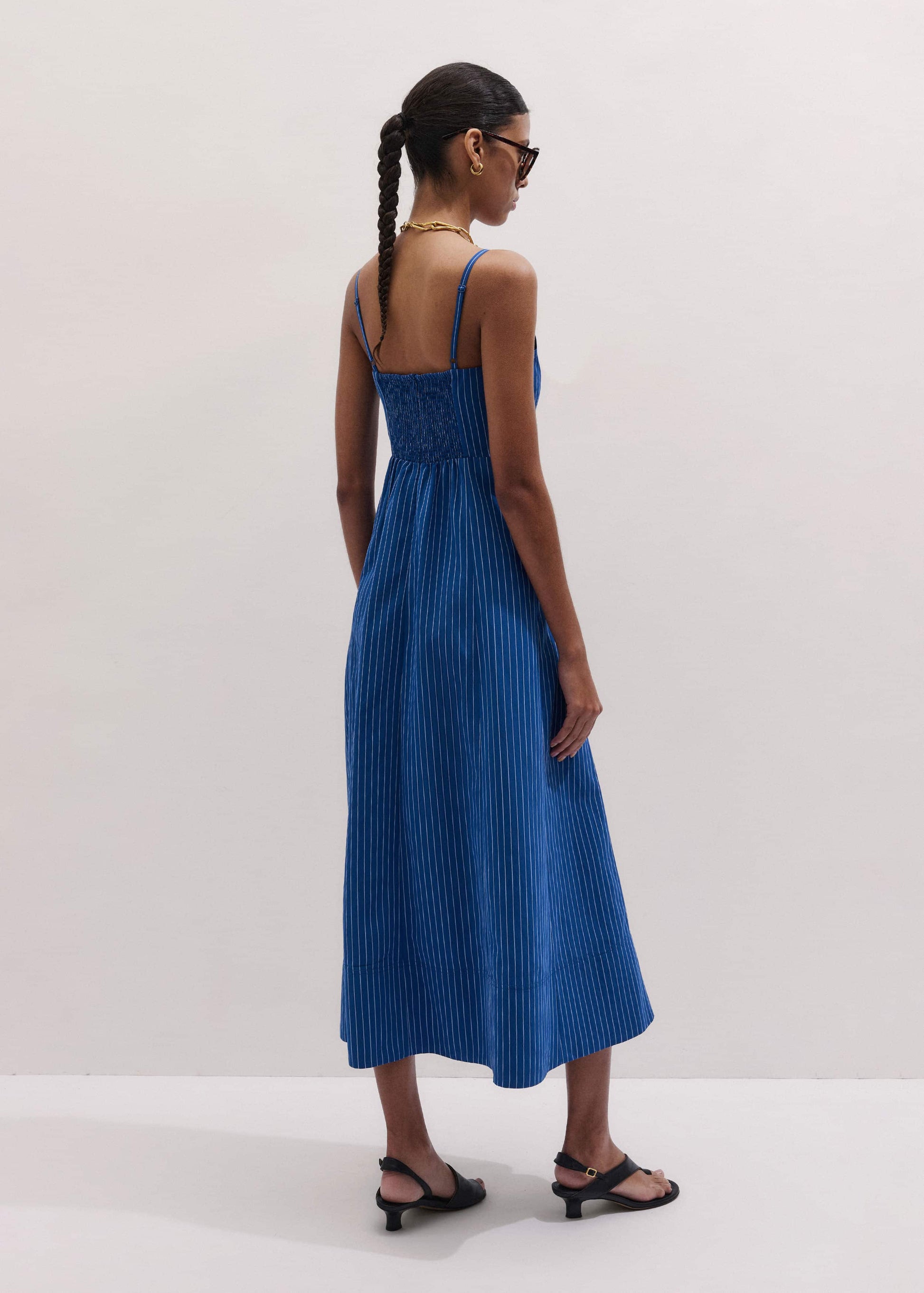 ME and EM Clothing Blue 2-In-1 Fit + Flare Maxi Dress
