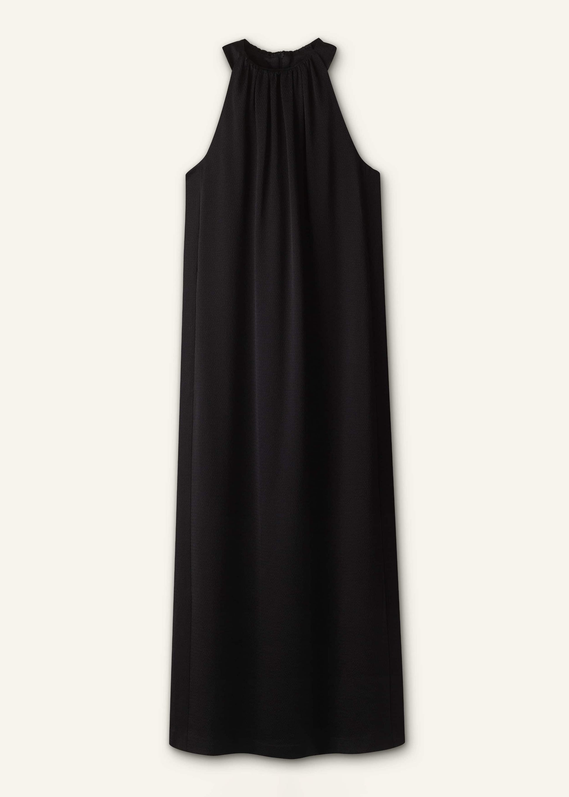 ME and EM Clothing Black Halterneck Maxi Dress
