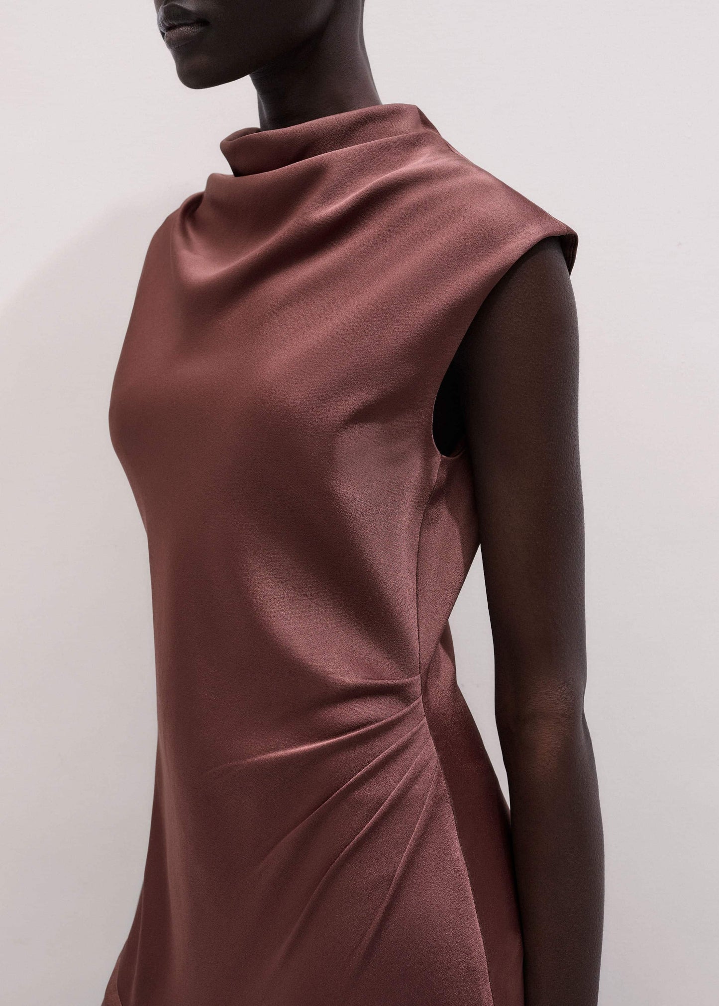 ME and EM Clothing Cinnamon Bias Cut Full Length Dress