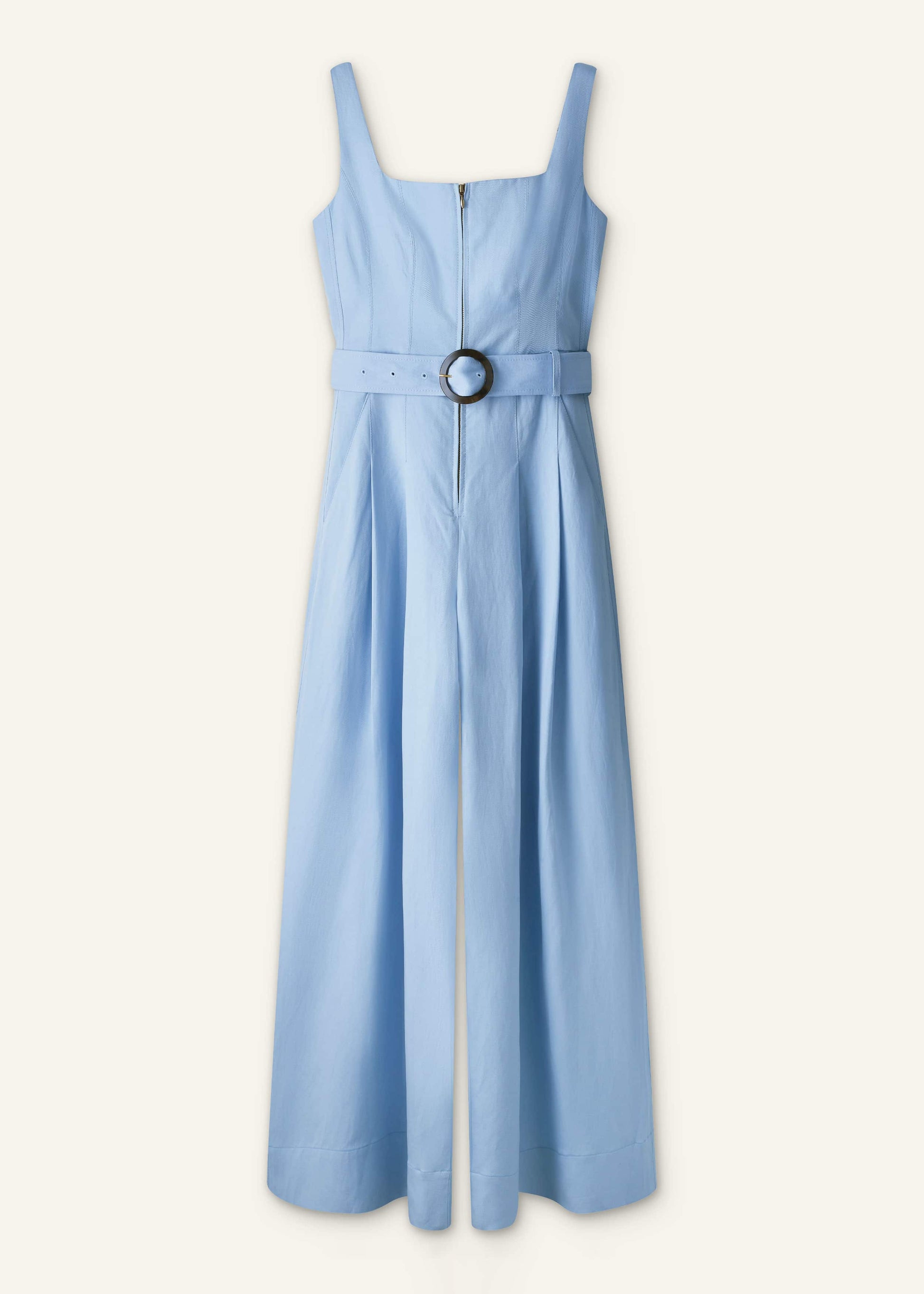 ME and EM Clothing Blue Wide-Leg Jumpsuit
