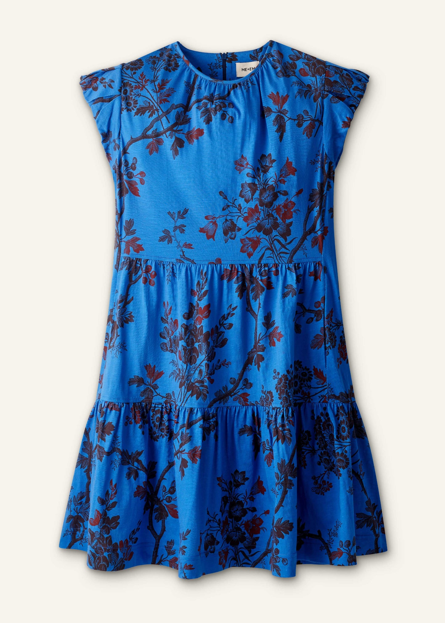 ME and EM Clothing Blue Short Swing Dress