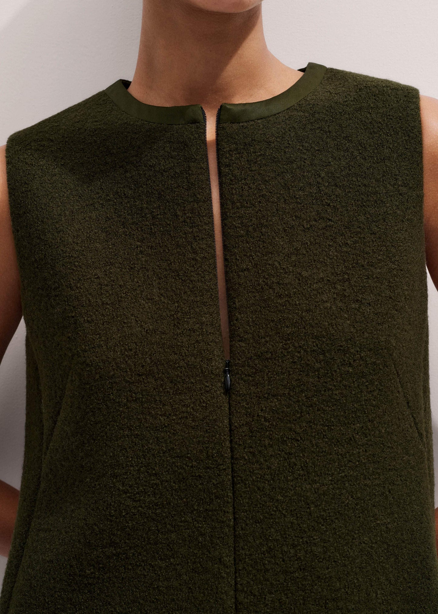 ME and EM Clothing Olive Green Shift Mini Dress
