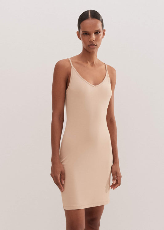 ME and EM Clothing Nude Fashion First Aid Slip Dress | Dresses