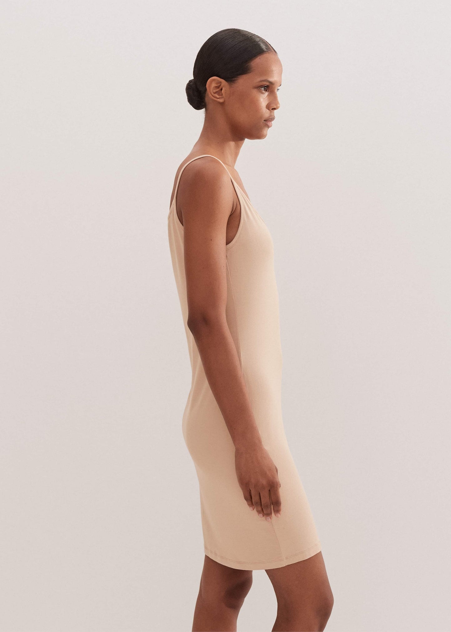 ME and EM Clothing Nude Fashion First Aid Slip Dress | Dresses