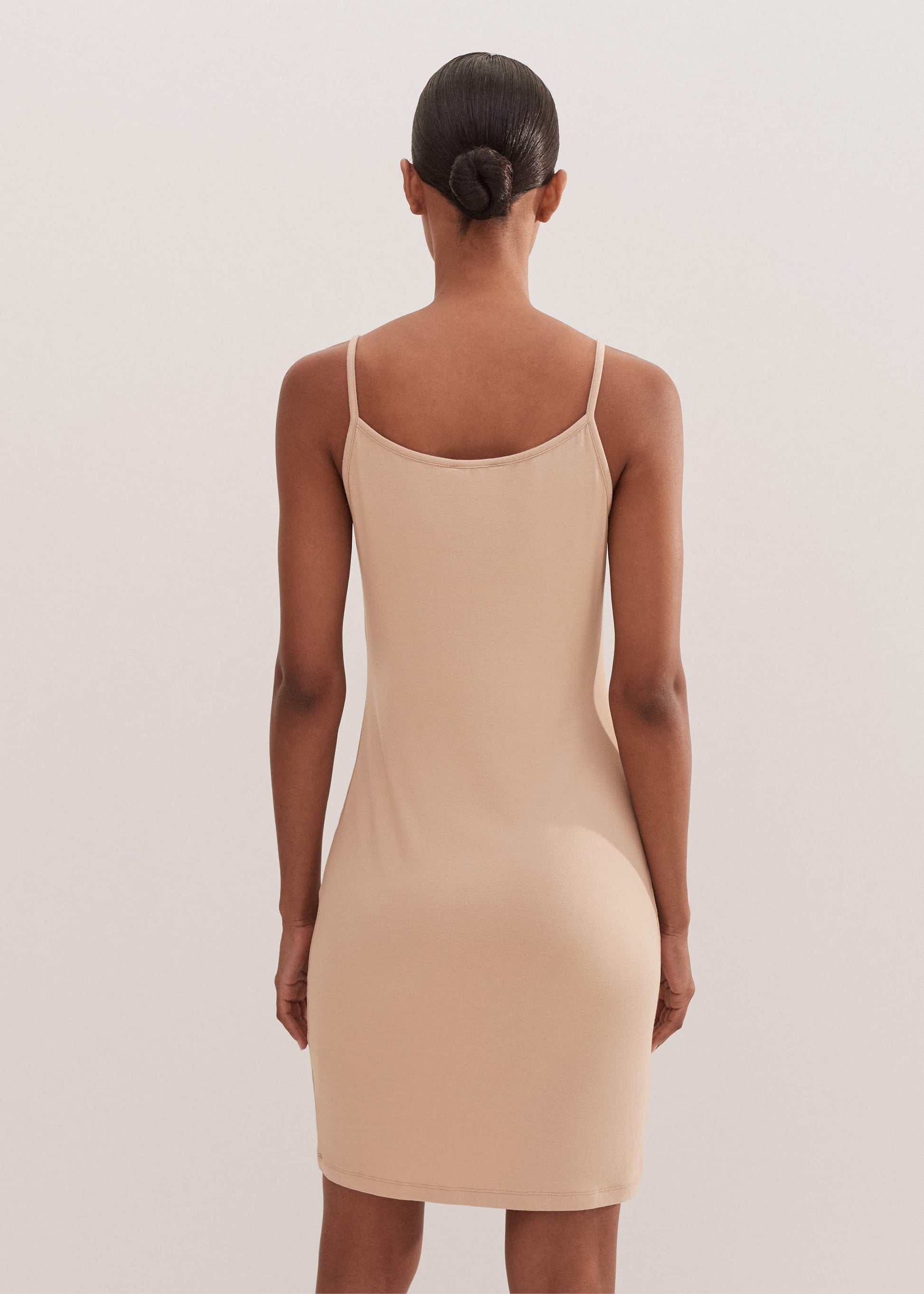 ME and EM Clothing Nude Fashion First Aid Slip Dress | Dresses