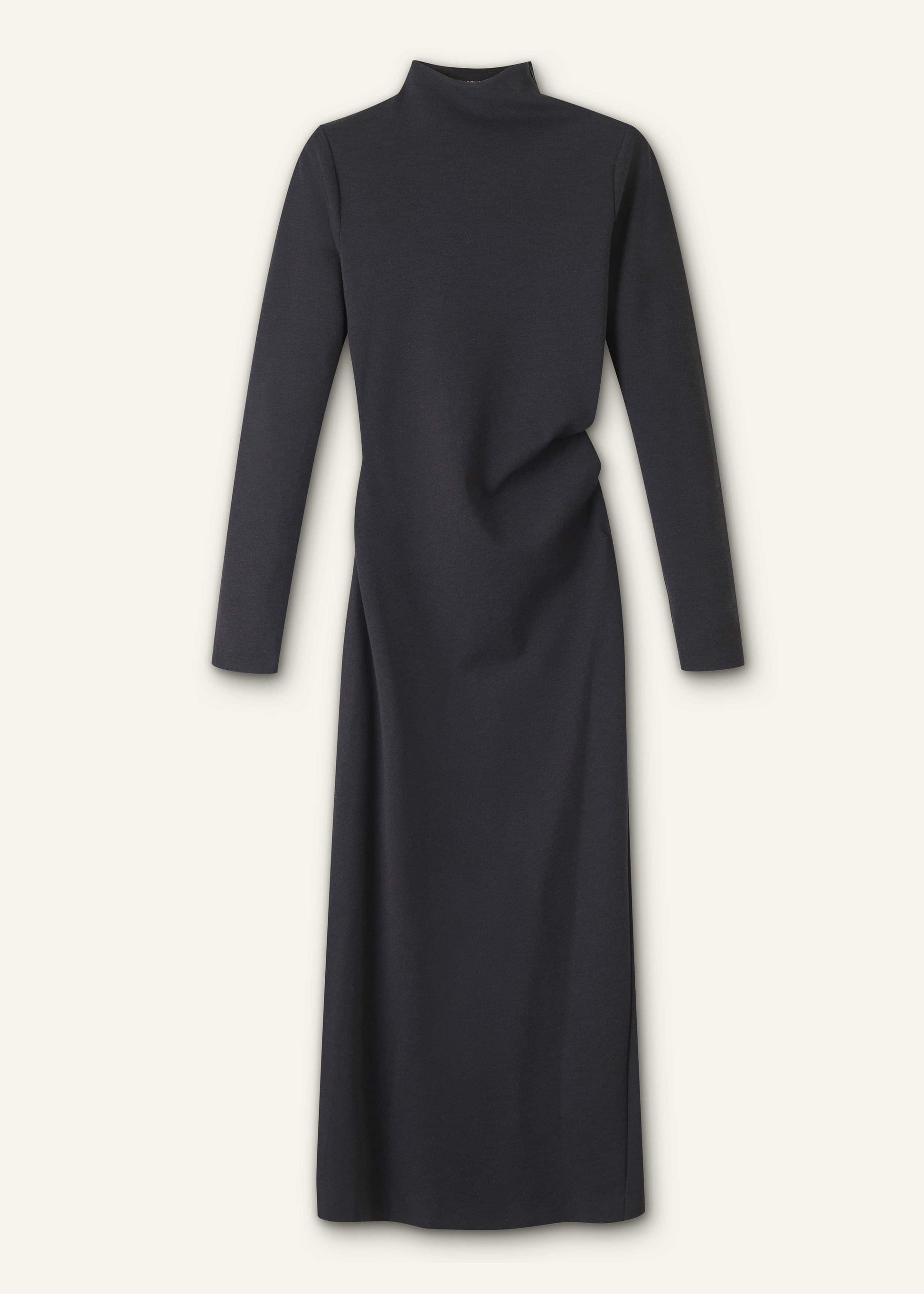 ME and EM Clothing Gray Gathered Maxi Dress