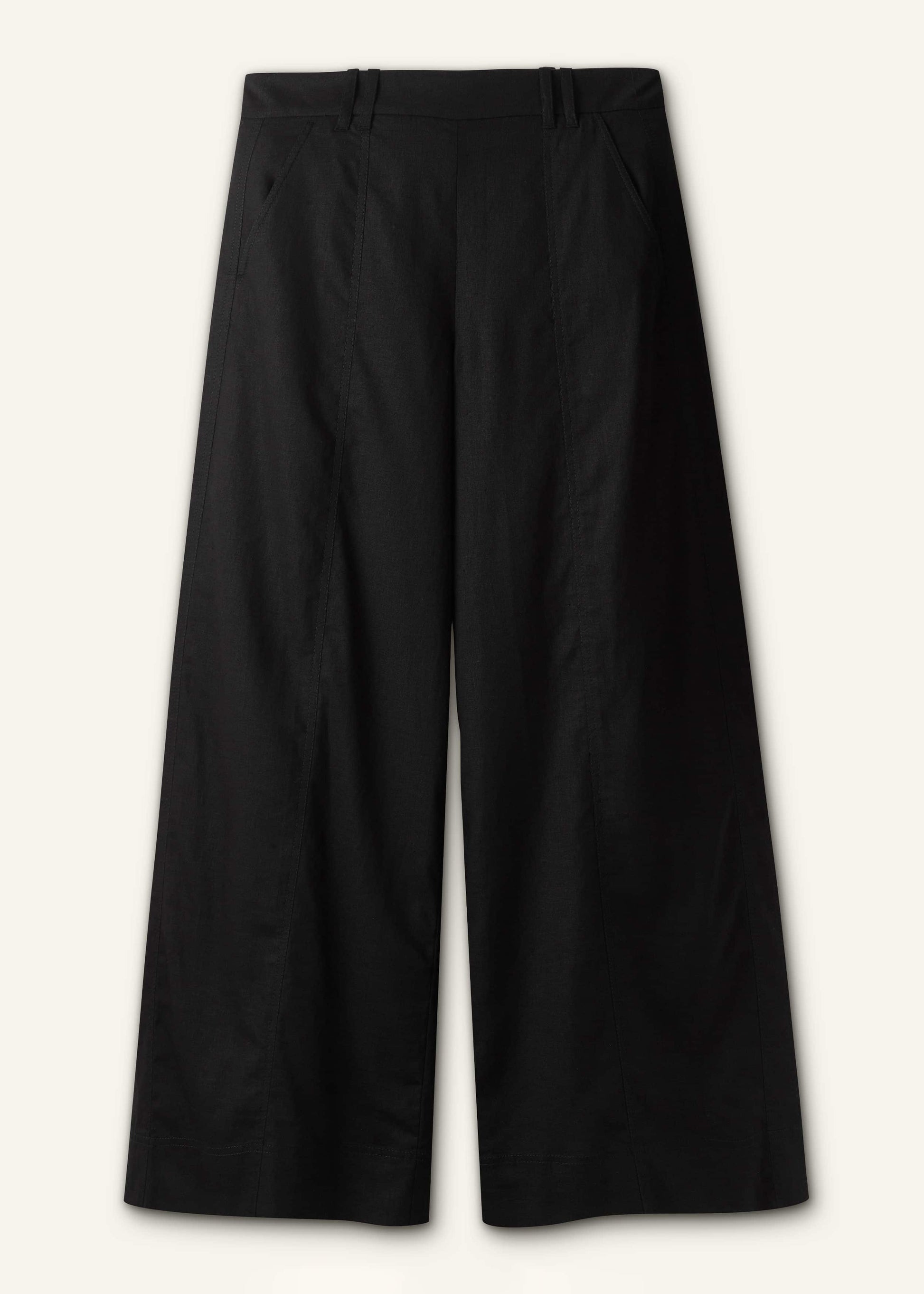 ME and EM Clothing Black Wide-Leg Pant