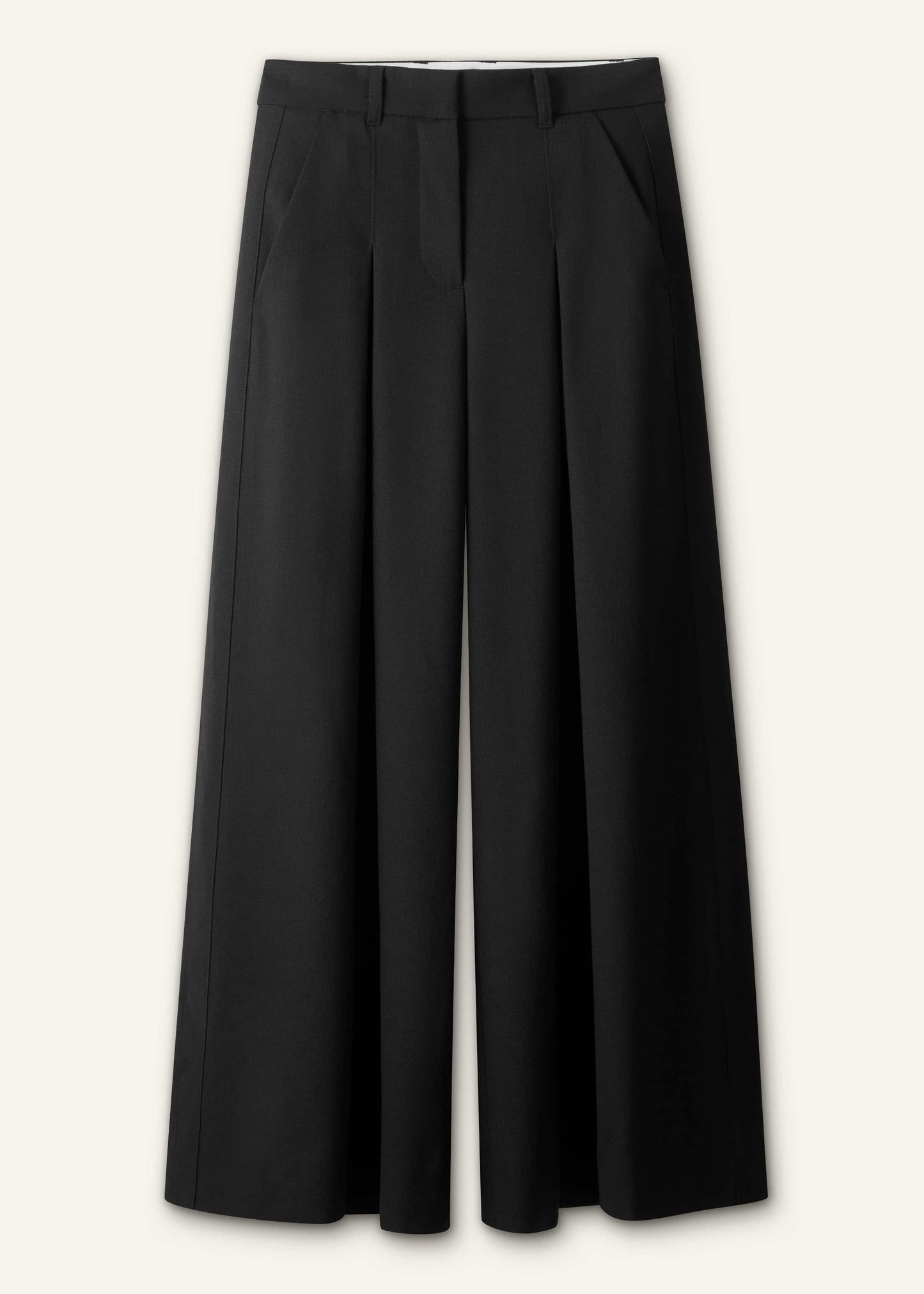 ME and EM Clothing Black Very Wide-Leg Pant