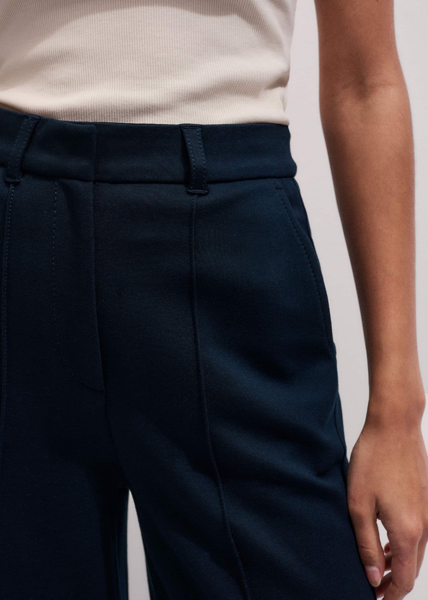 ME and EM Clothing Navy Luxe Travel Tailoring Man Pant