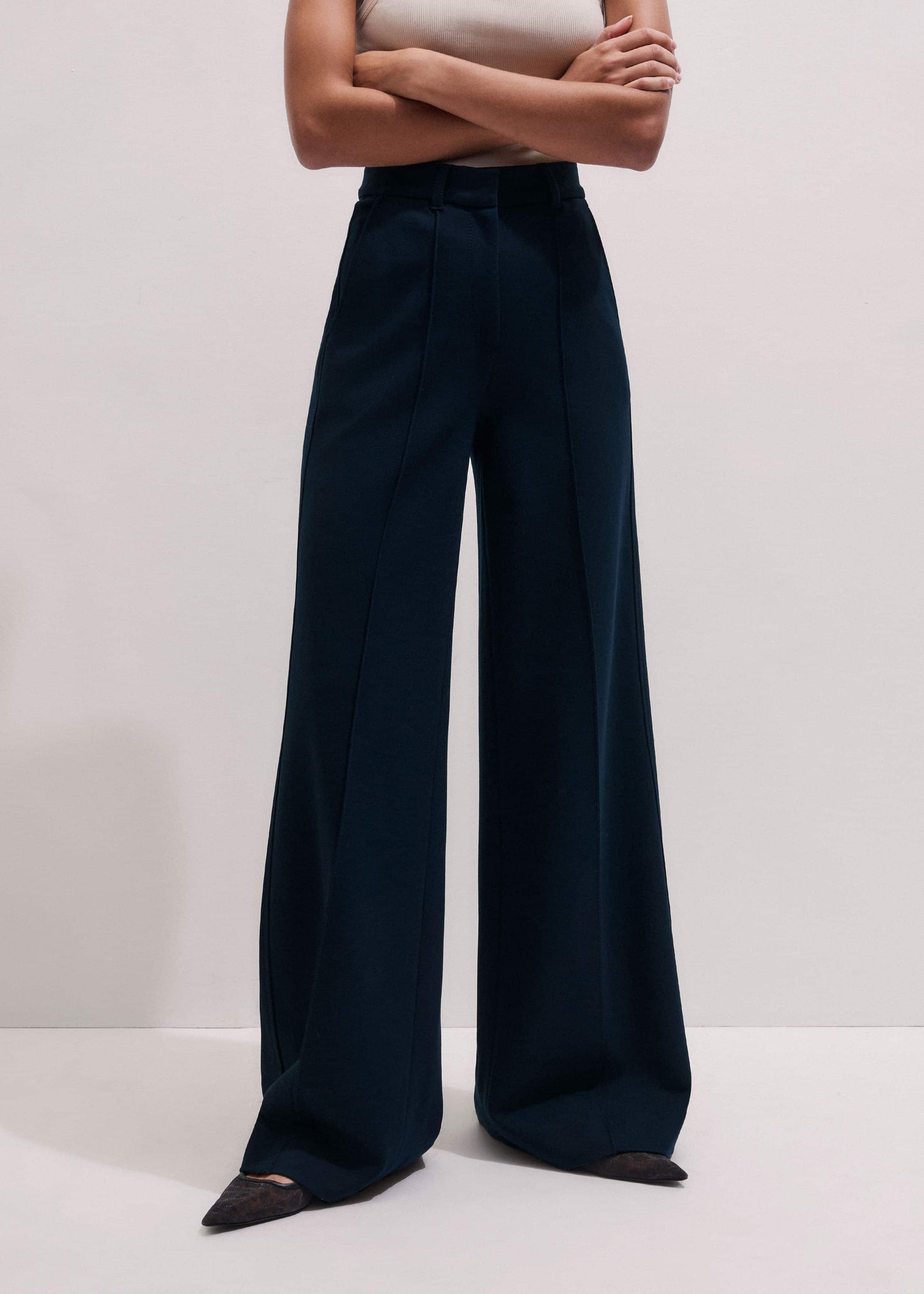 ME and EM Clothing Navy Luxe Travel Tailoring Man Pant