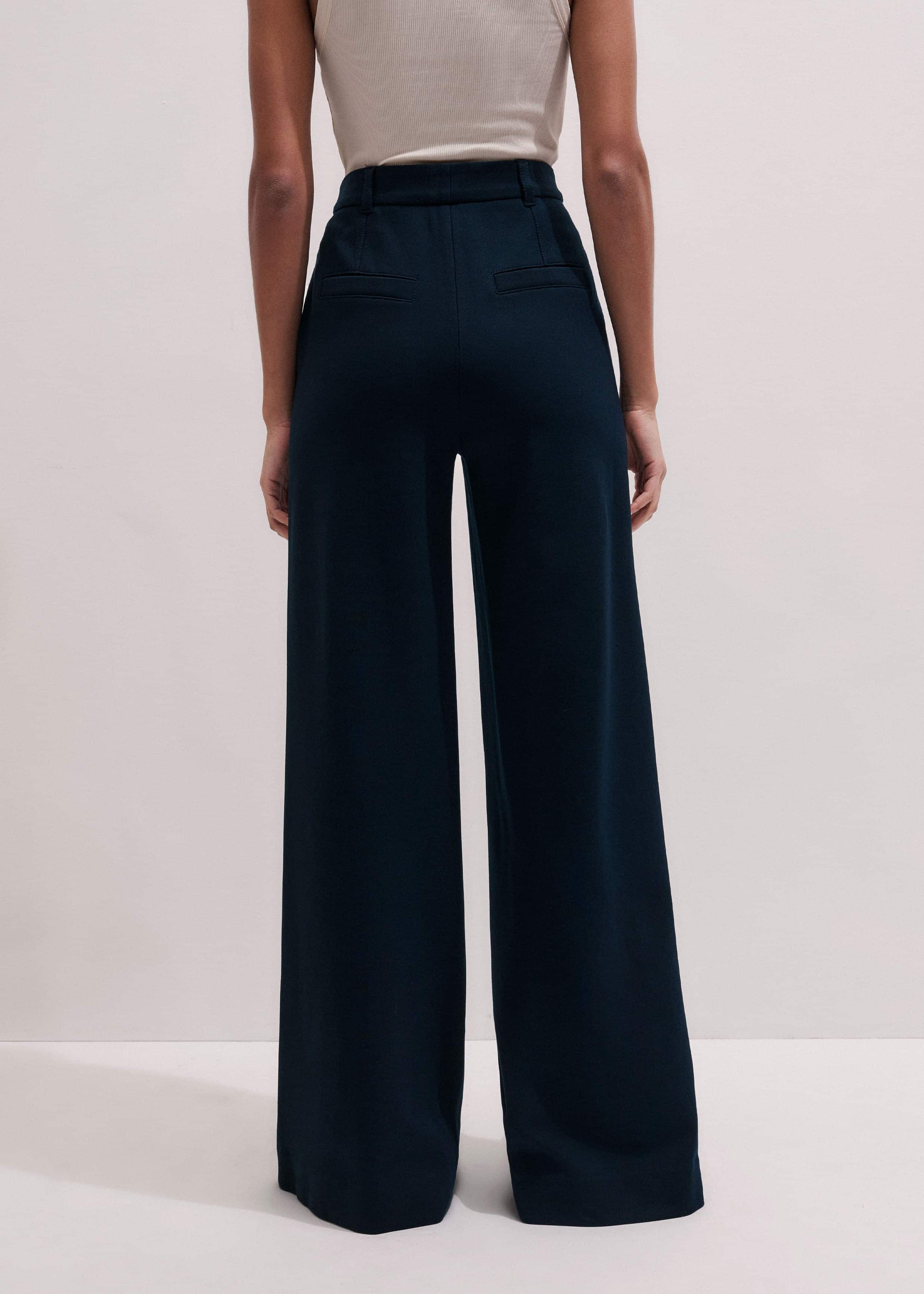 ME and EM Clothing Navy Luxe Travel Tailoring Man Pant