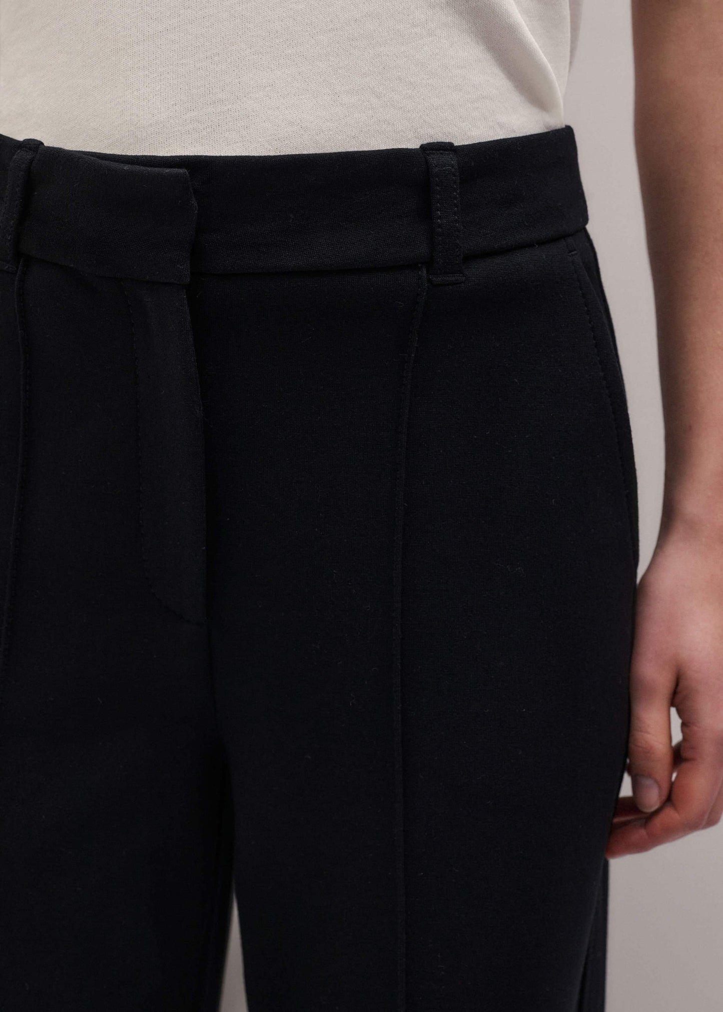 ME and EM Clothing Black Luxe Travel Tailoring Man Pant