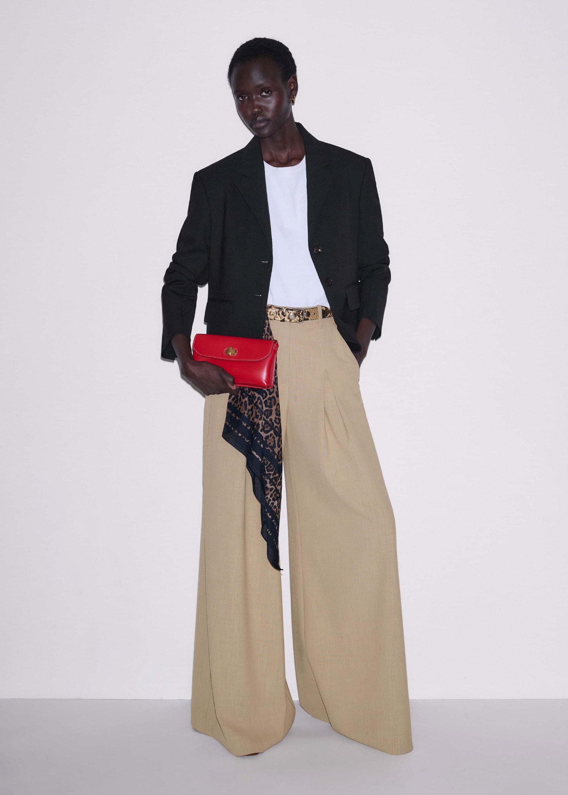 ME and EM Clothing Sand Very Wide-Leg Pant