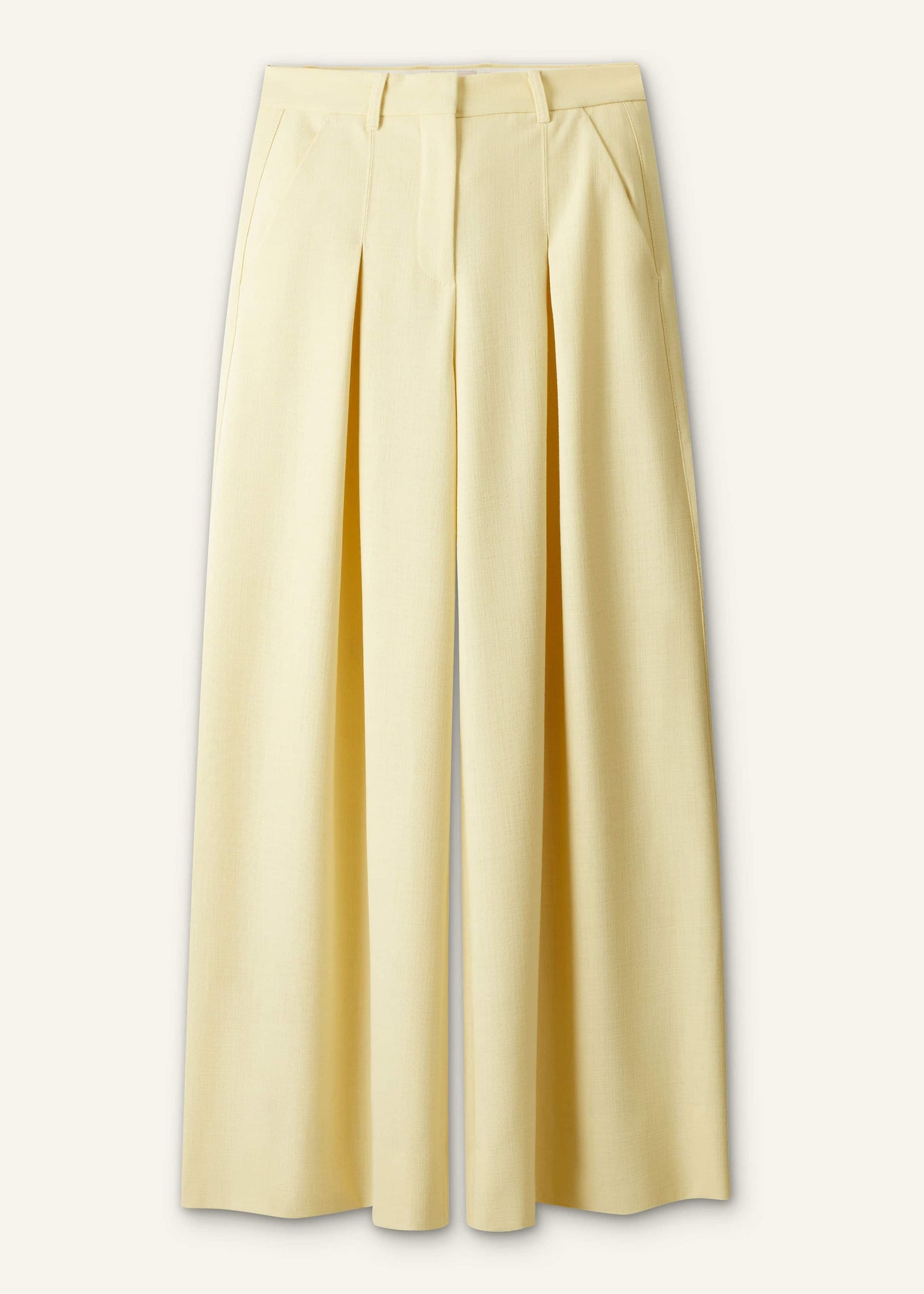 ME and EM Clothing Yellow Very Wide-Leg Pant