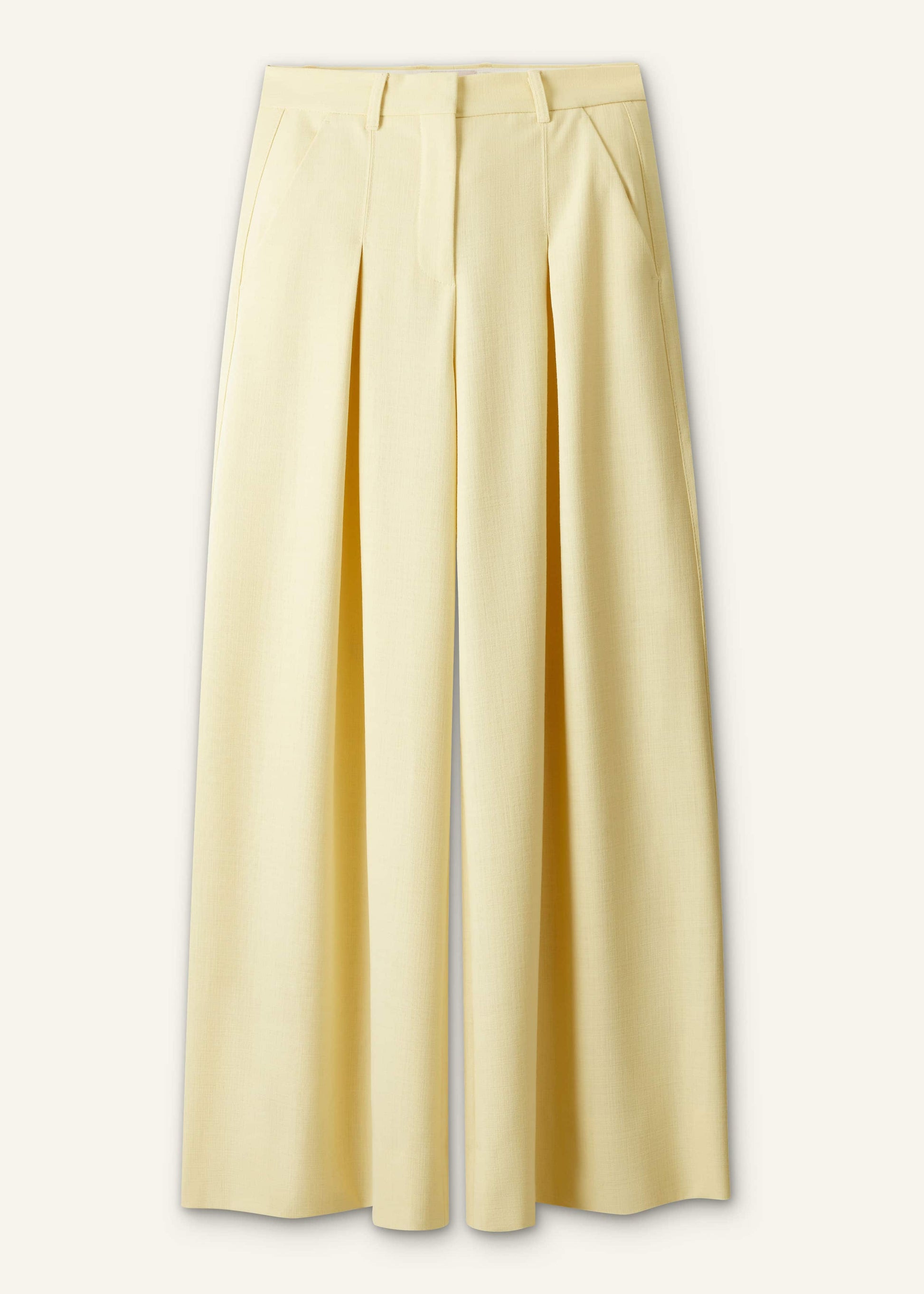 ME and EM Clothing Yellow Very Wide-Leg Pant