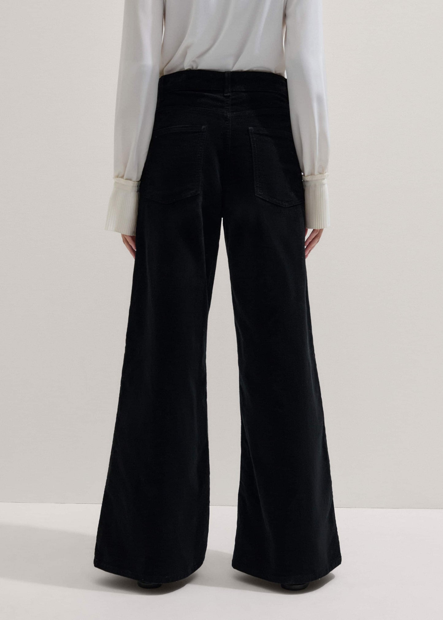 ME and EM Clothing Black Ultimate Wide-Leg Pant
