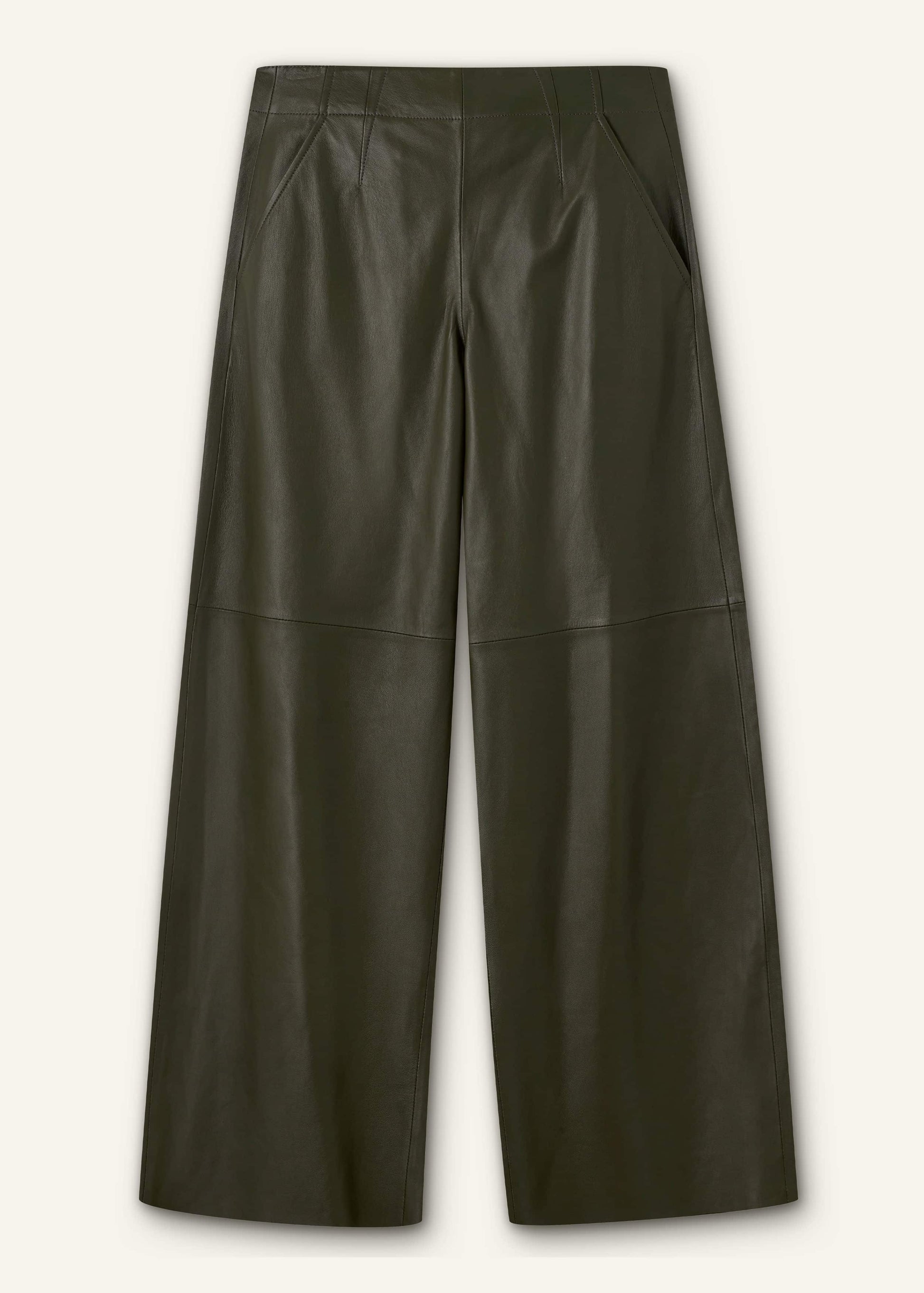 ME and EM Clothing Olive Green Wide-Leg Pant